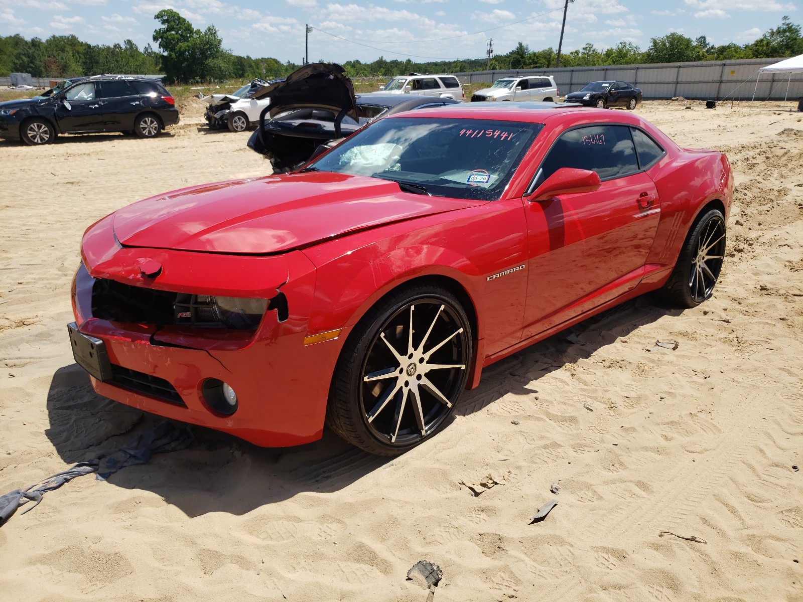 Photo 2 from auction – 2011 CHEVROLET CAMARO LT with VIN 2G1FC1ED9B9180616