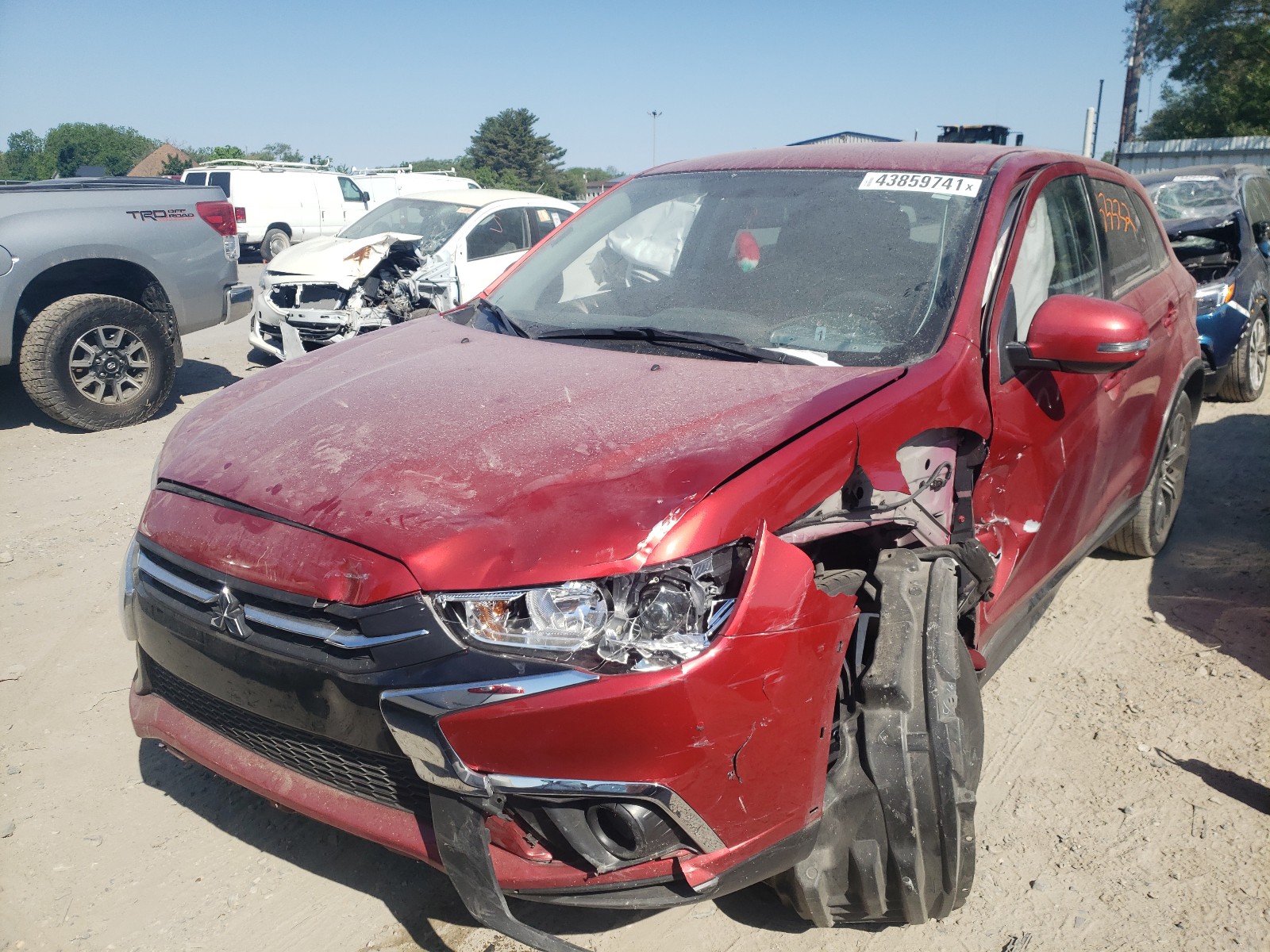 Photo 2 from auction – 2019 MITSUBISHI OUTLANDER with VIN JA4AP3AU7KU033750