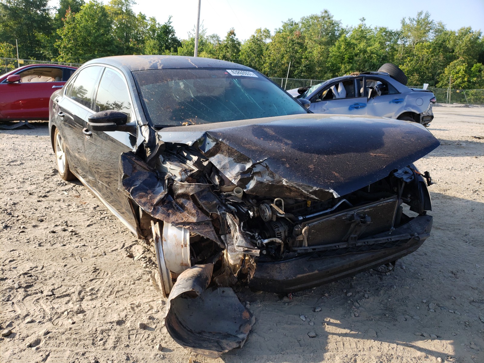 Photo 1 from auction – 2014 VOLKSWAGEN PASSAT SE with VIN 1VWBP7A32EC019688