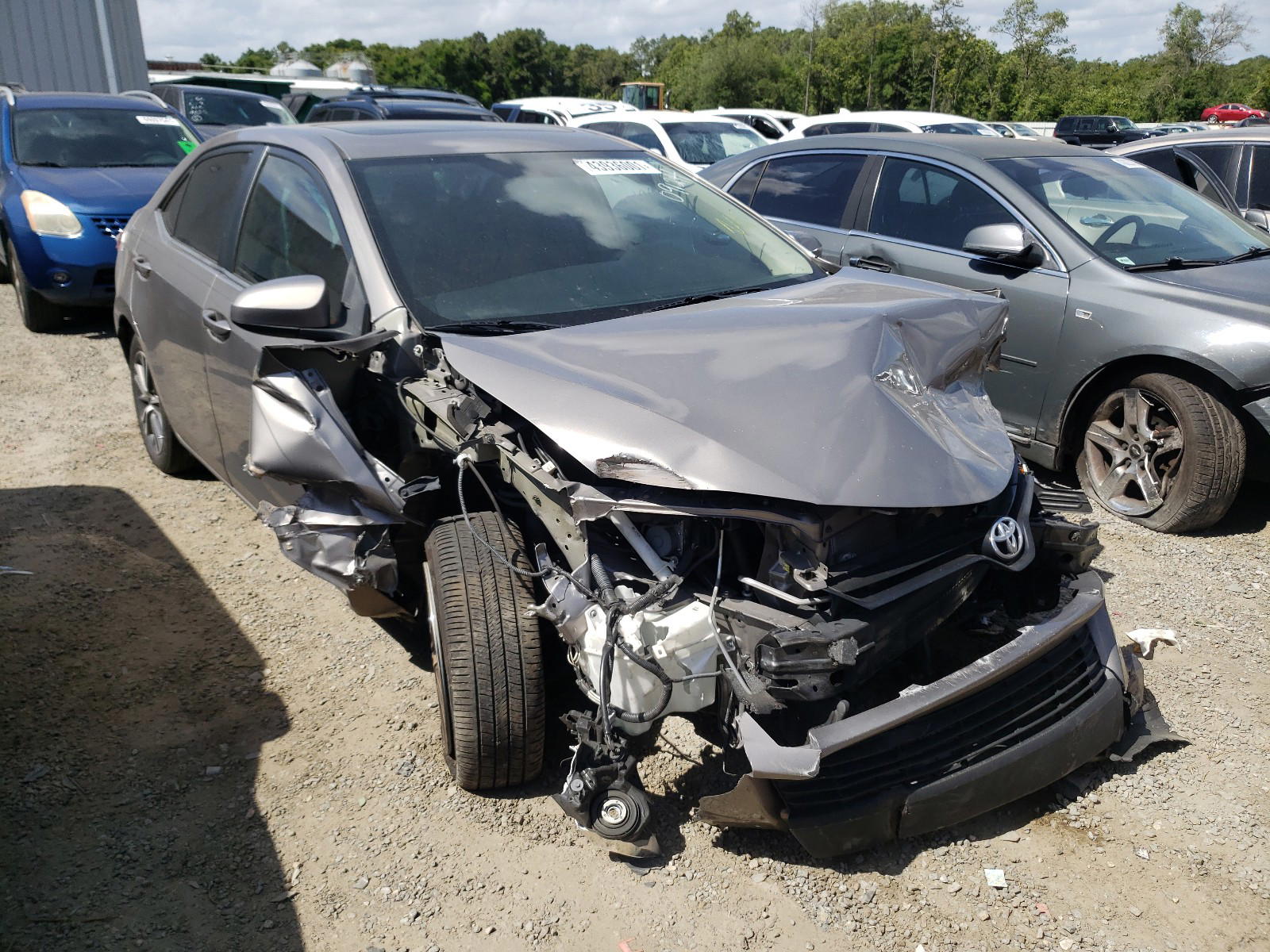 TOYOTA COROLLA L 2014 with VIN 2T1BURHEXEC091244 - Photo from auction