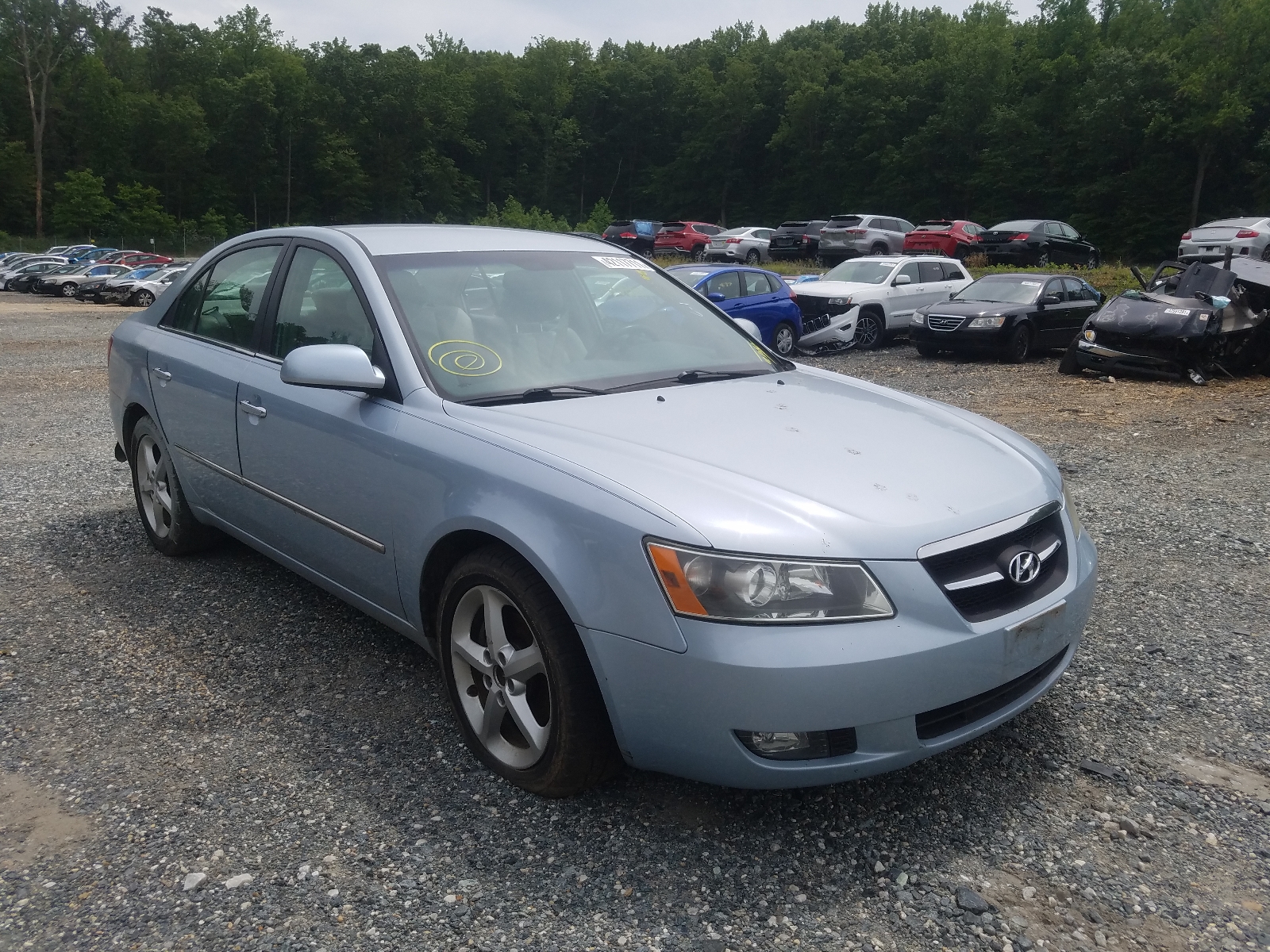 Photo 1 from auction – 2008 HYUNDAI SONATA SE with VIN 5NPEU46FX8H298911