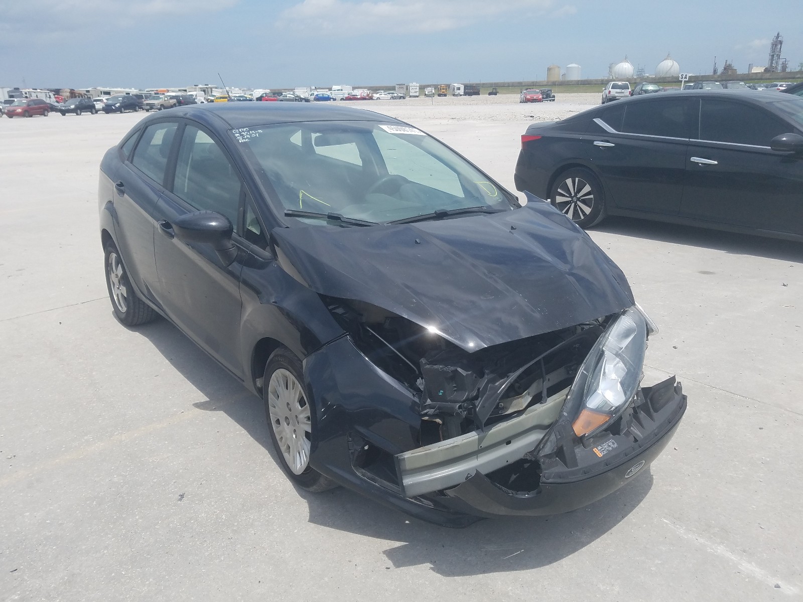 FORD FIESTA S 2017 with VIN 3FADP4AJXHM122178 - Photo from auction