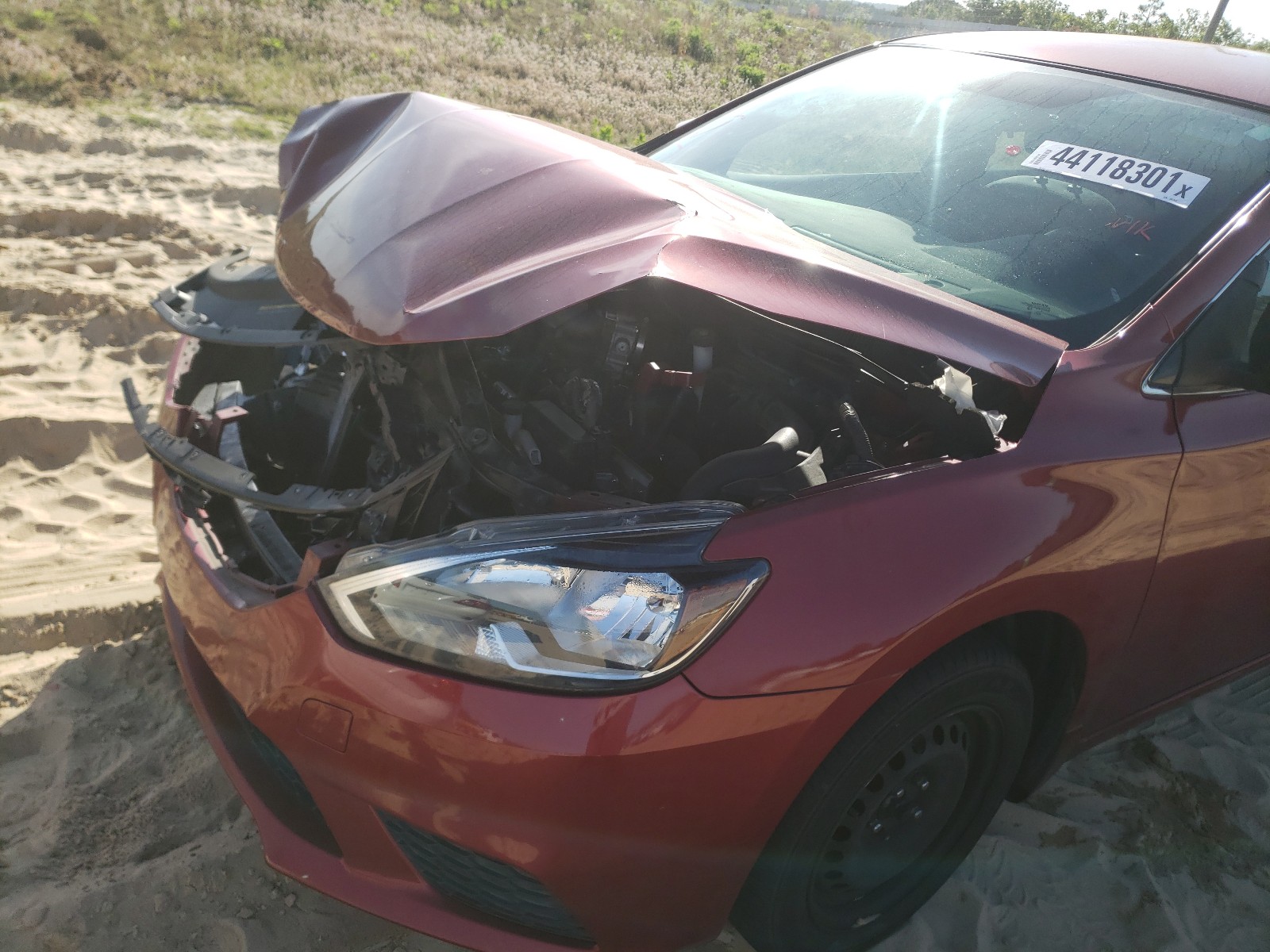 Photo 9 from auction – 2016 NISSAN SENTRA S with VIN 3N1AB7APXGL681545