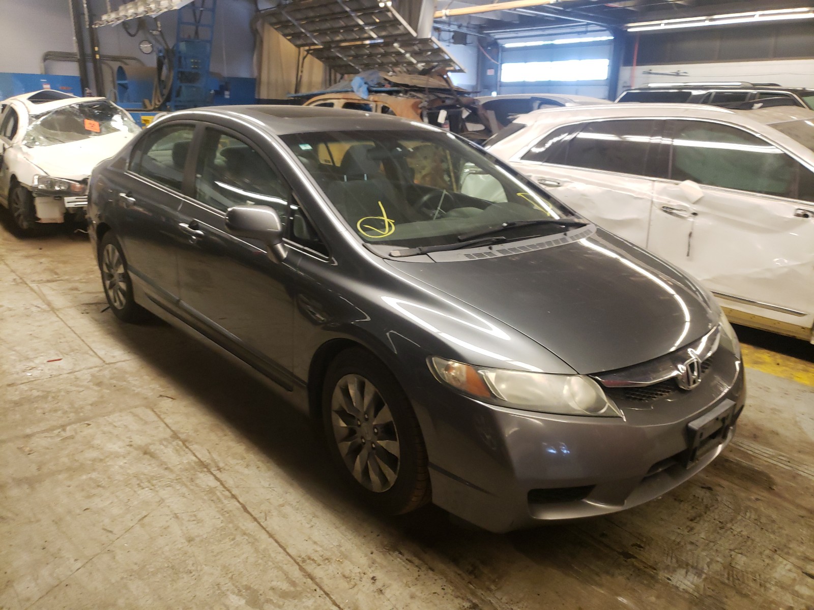Photo 1 from auction – 2009 HONDA CIVIC EX with VIN 19XFA16849E007967