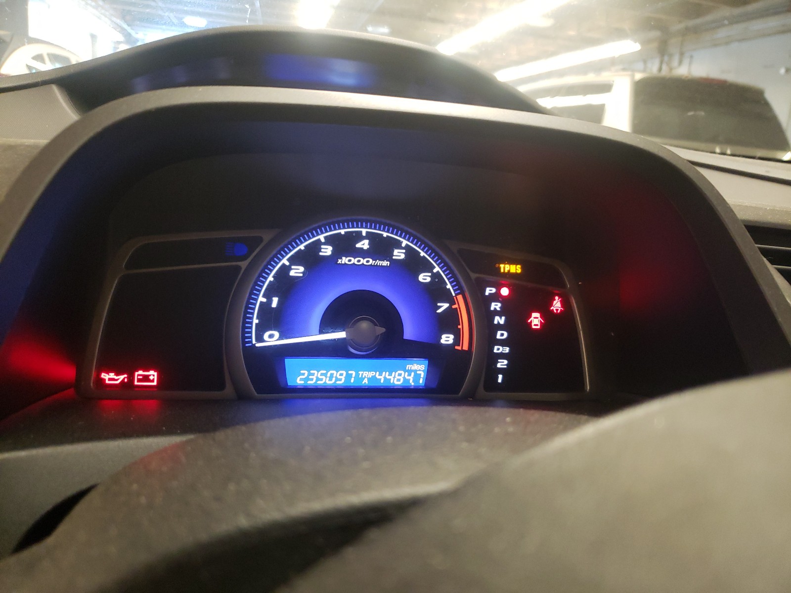 Photo 8 from auction – 2009 HONDA CIVIC EX with VIN 19XFA16849E007967