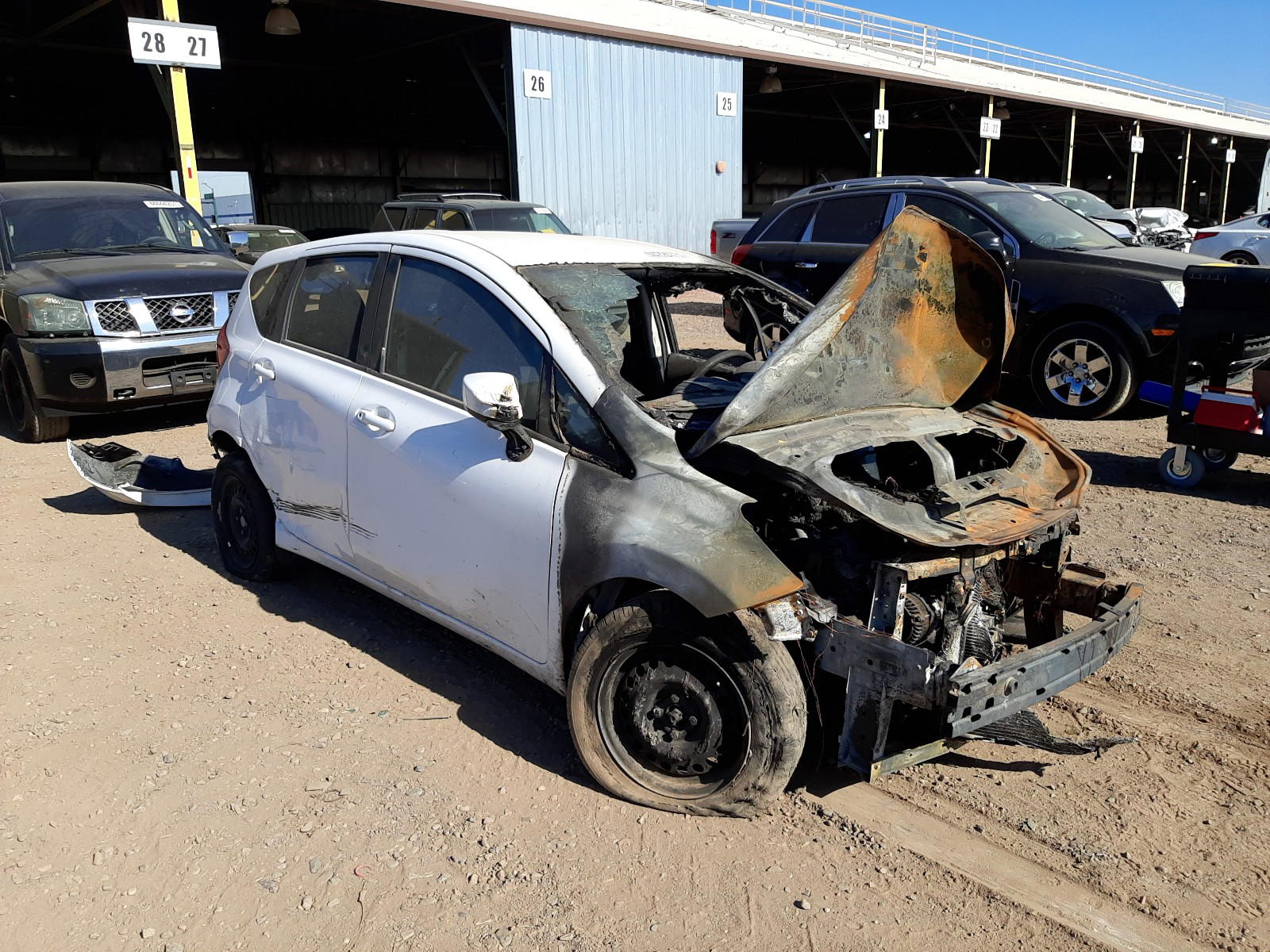 NISSAN VERSA NOTE 2017 with VIN 3N1CE2CP4HL367486 - Photo from auction