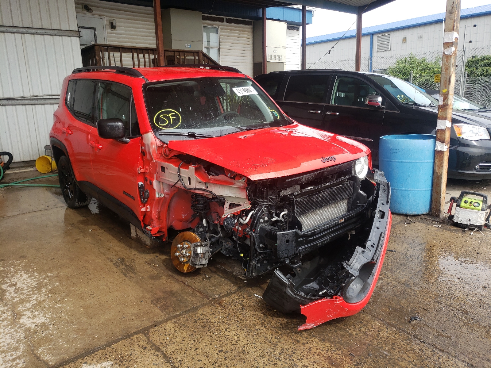 JEEP RENEGADE S 2018 with VIN ZACCJBAB4JPH95118 - Photo from auction