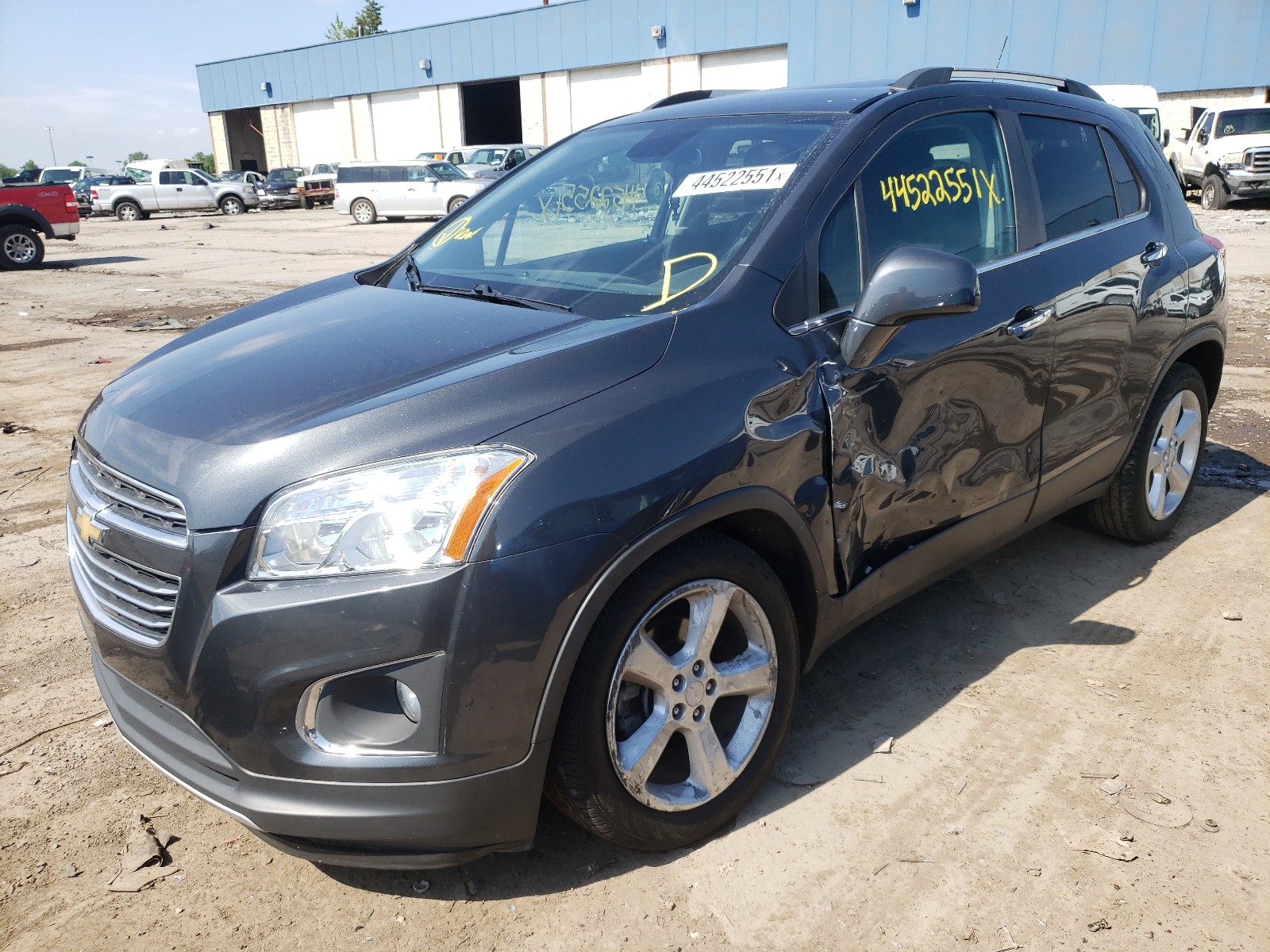 Foto 2 de la subasta – 2016 CHEVROLET TRAX LTZ con VIN 3GNCJMSB6GL216424