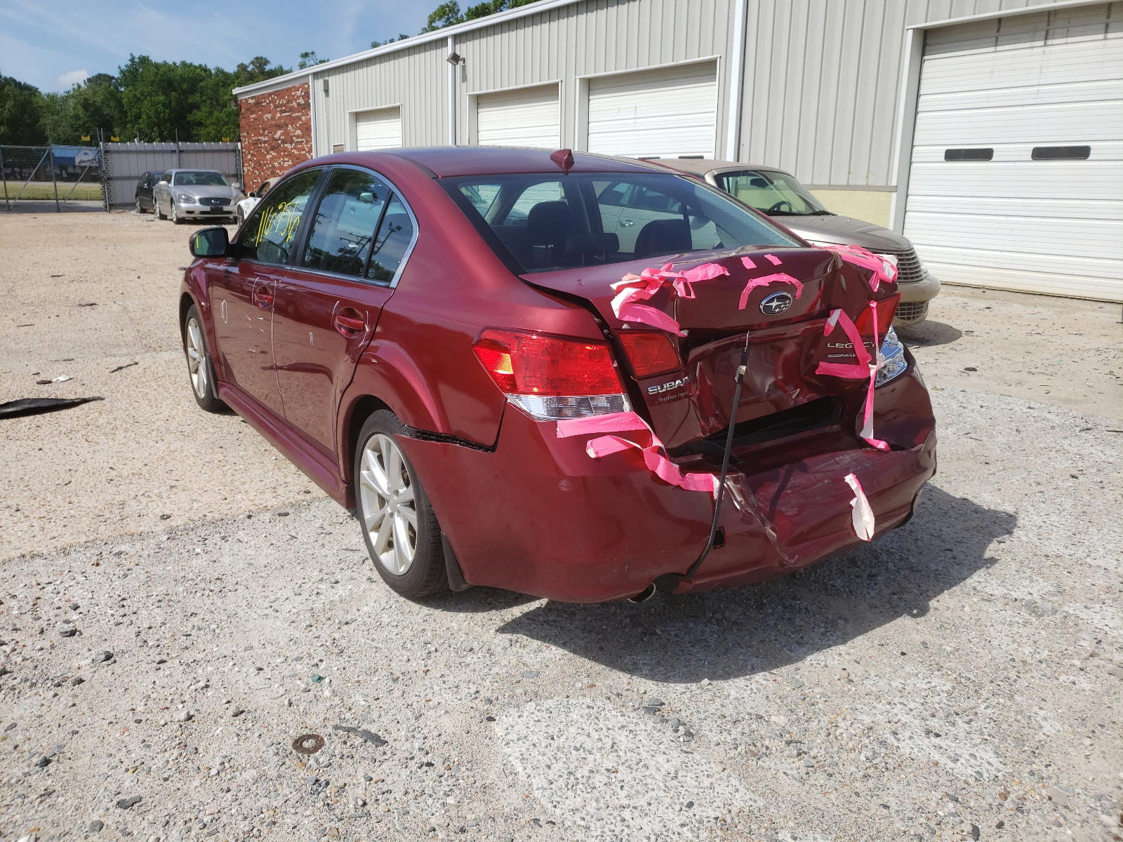 Photo 3 from auction – 2014 SUBARU LEGACY 2.5 with VIN 4S3BMCD66E3002774