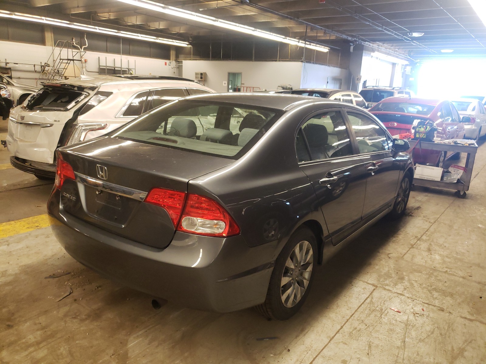 Photo 4 from auction – 2009 HONDA CIVIC EX with VIN 19XFA16849E007967