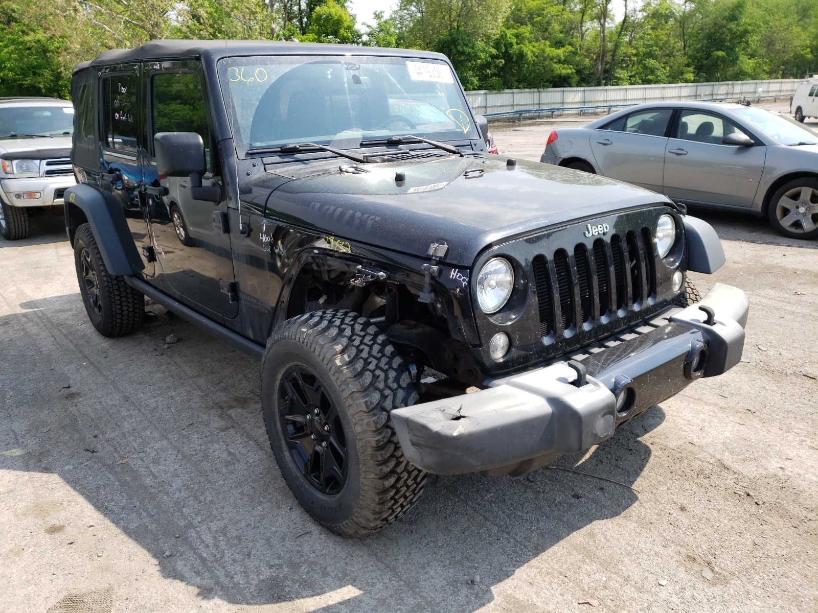 Photo 1 from auction – 2015 JEEP WRANGLER U with VIN 1C4BJWDG8FL674338