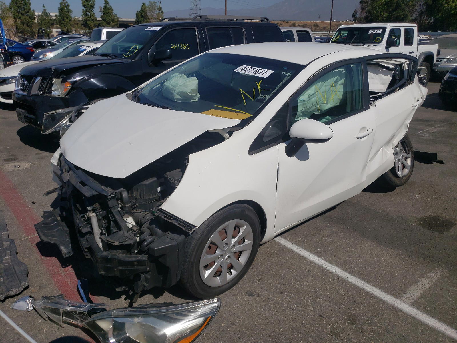 Photo 2 from auction – 2013 KIA RIO LX with VIN KNADM4A31D6152701