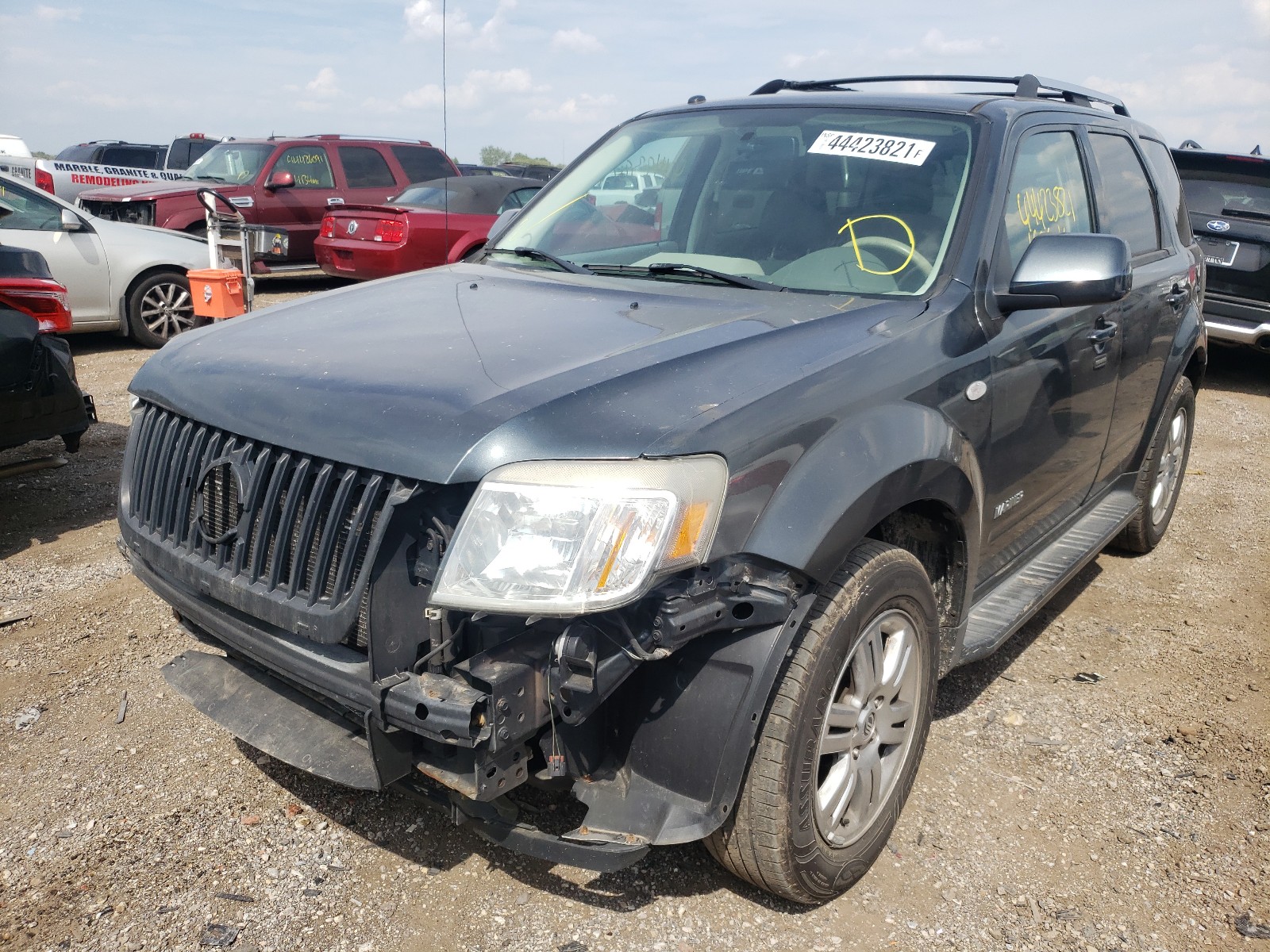 Photo 2 from auction – 2008 MERCURY MARINER with VIN 4M2CU87108KJ27730