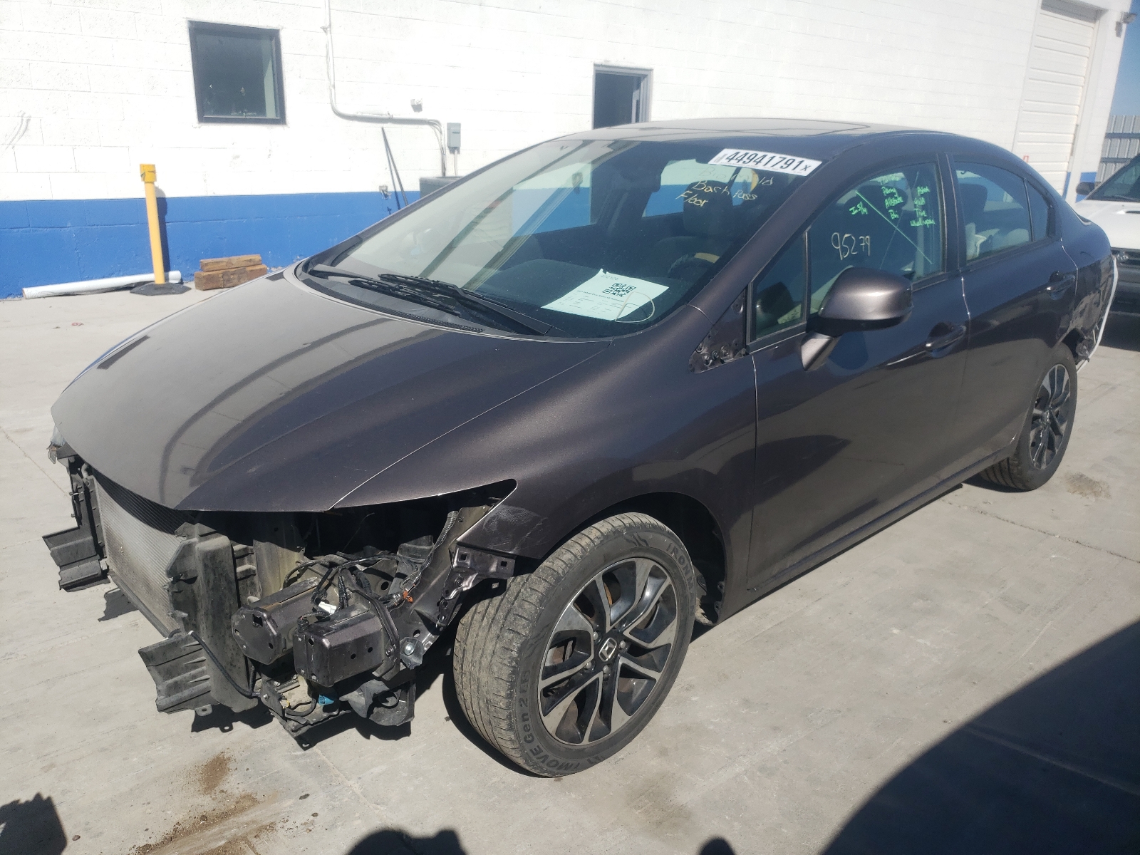 Photo 2 from auction – 2013 HONDA CIVIC EX with VIN 2HGFB2F81DH558763