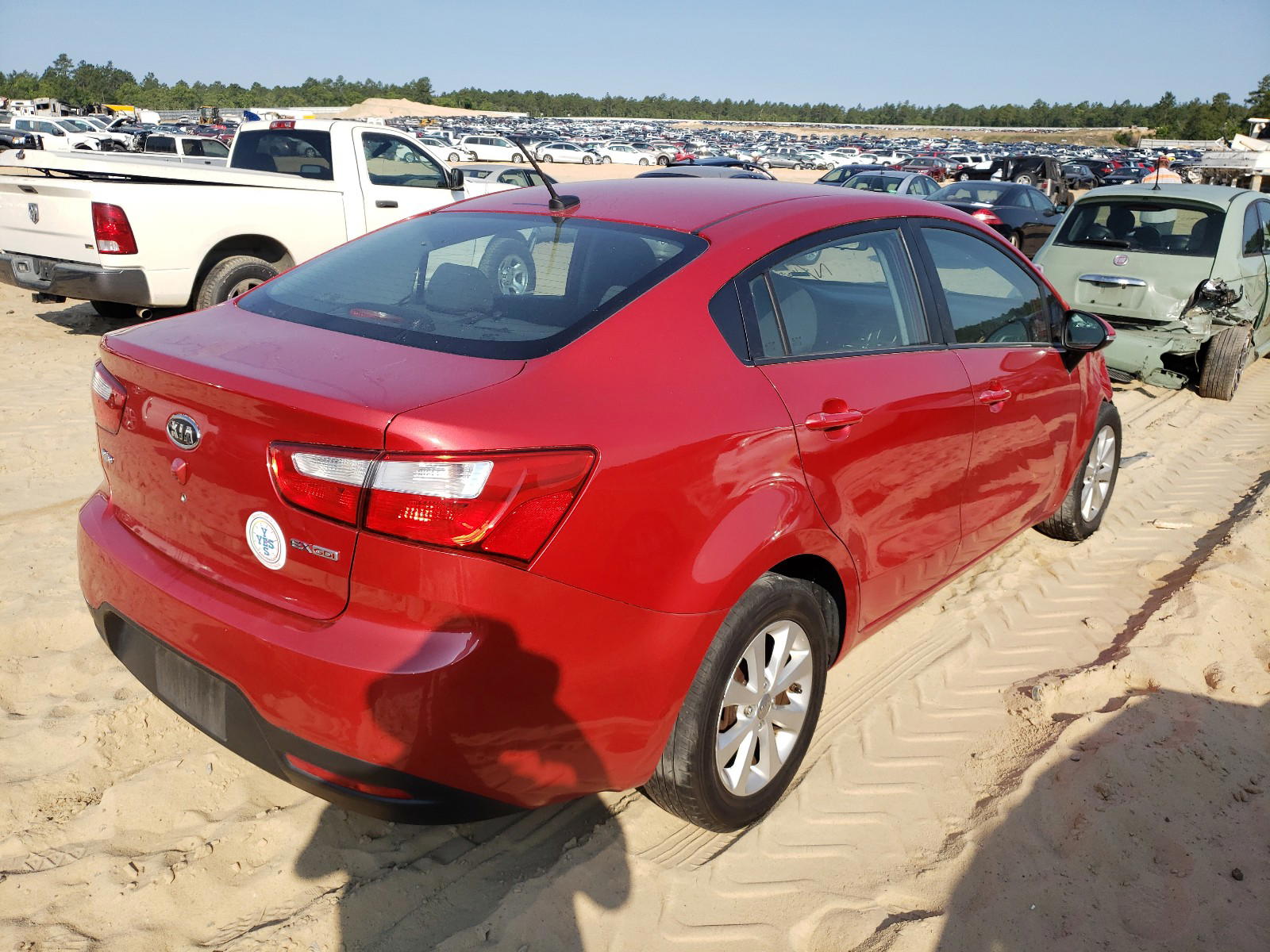Photo 4 from auction – 2012 KIA RIO EX with VIN KNADN4A32C6094626
