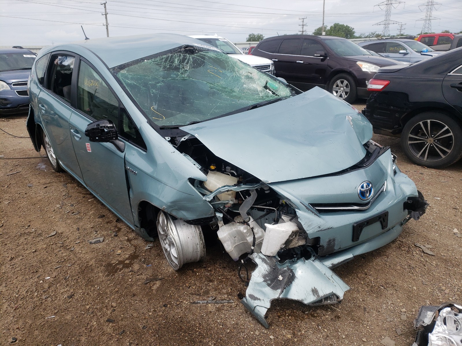 Photo 1 from auction – 2014 TOYOTA PRIUS V with VIN JTDZN3EU9E3319733