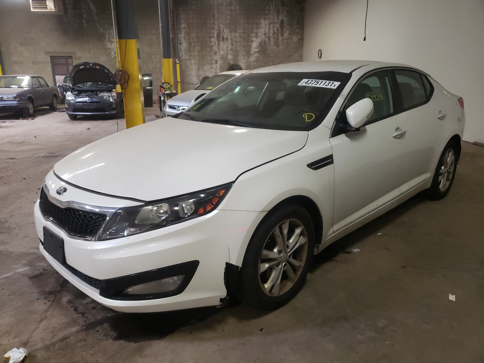Photo 2 from auction – 2013 KIA OPTIMA LX with VIN 5XXGM4A71DG205000