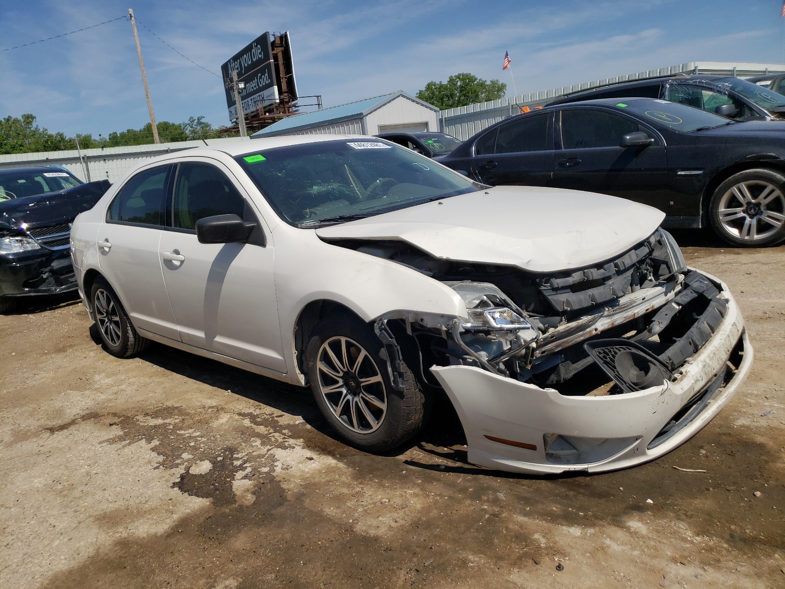FORD FUSION S 2010 with VIN 3FAHP0GA6AR337793 - Photo from auction