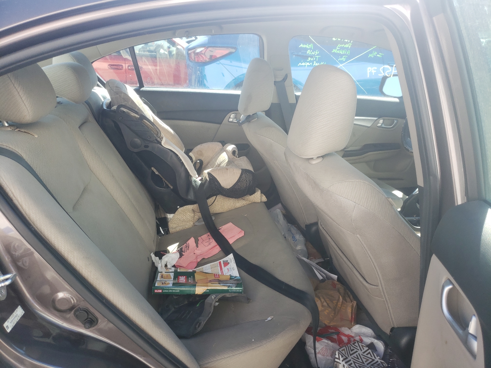 Photo 6 from auction – 2013 HONDA CIVIC EX with VIN 2HGFB2F81DH558763