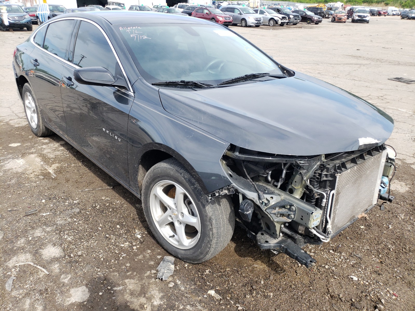 CHEVROLET MALIBU LS 2017 with VIN 1G1ZB5ST8HF116408 - Photo from auction