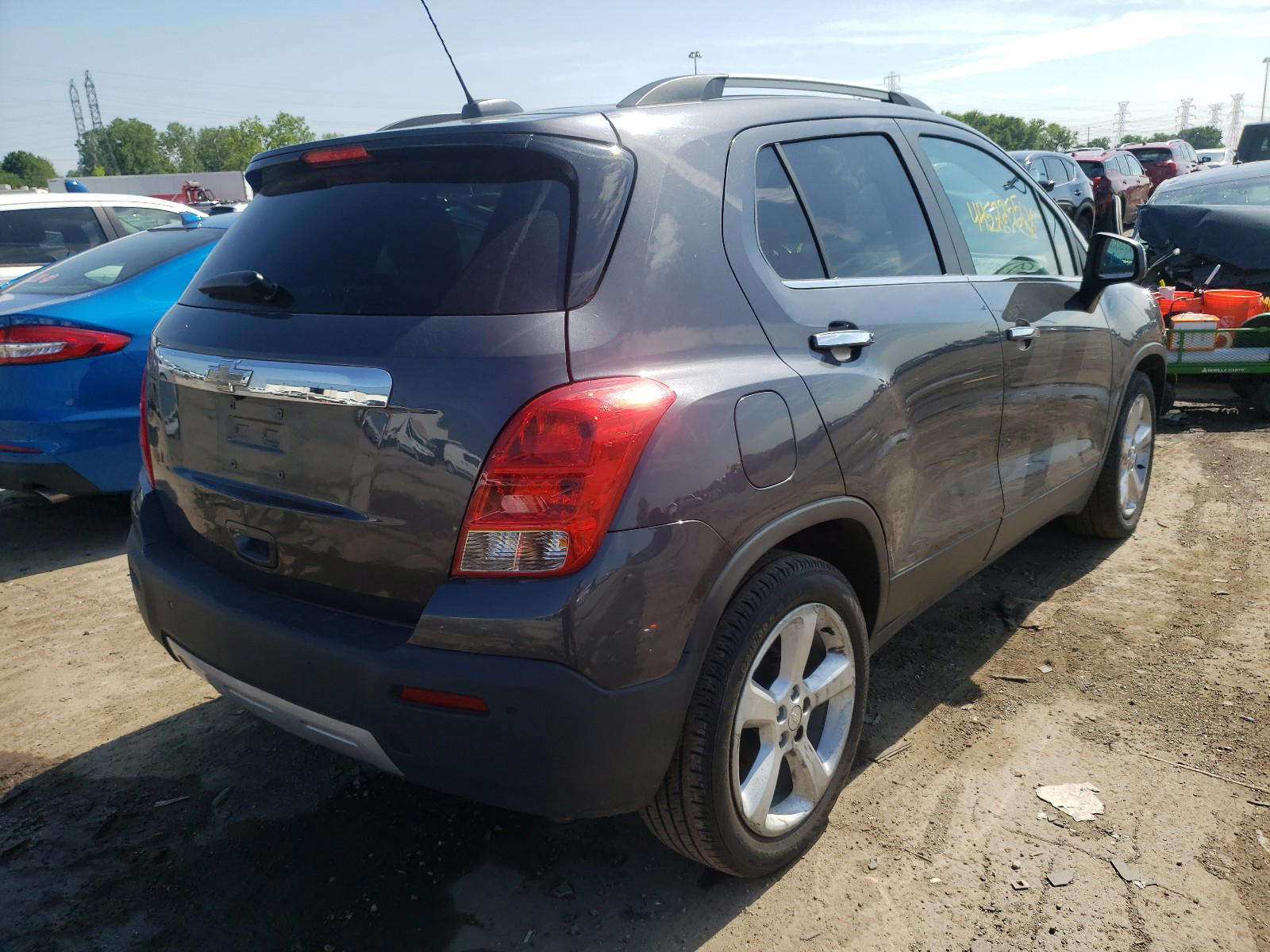 Photo 4 from auction – 2016 CHEVROLET TRAX LTZ with VIN 3GNCJMSB6GL216424