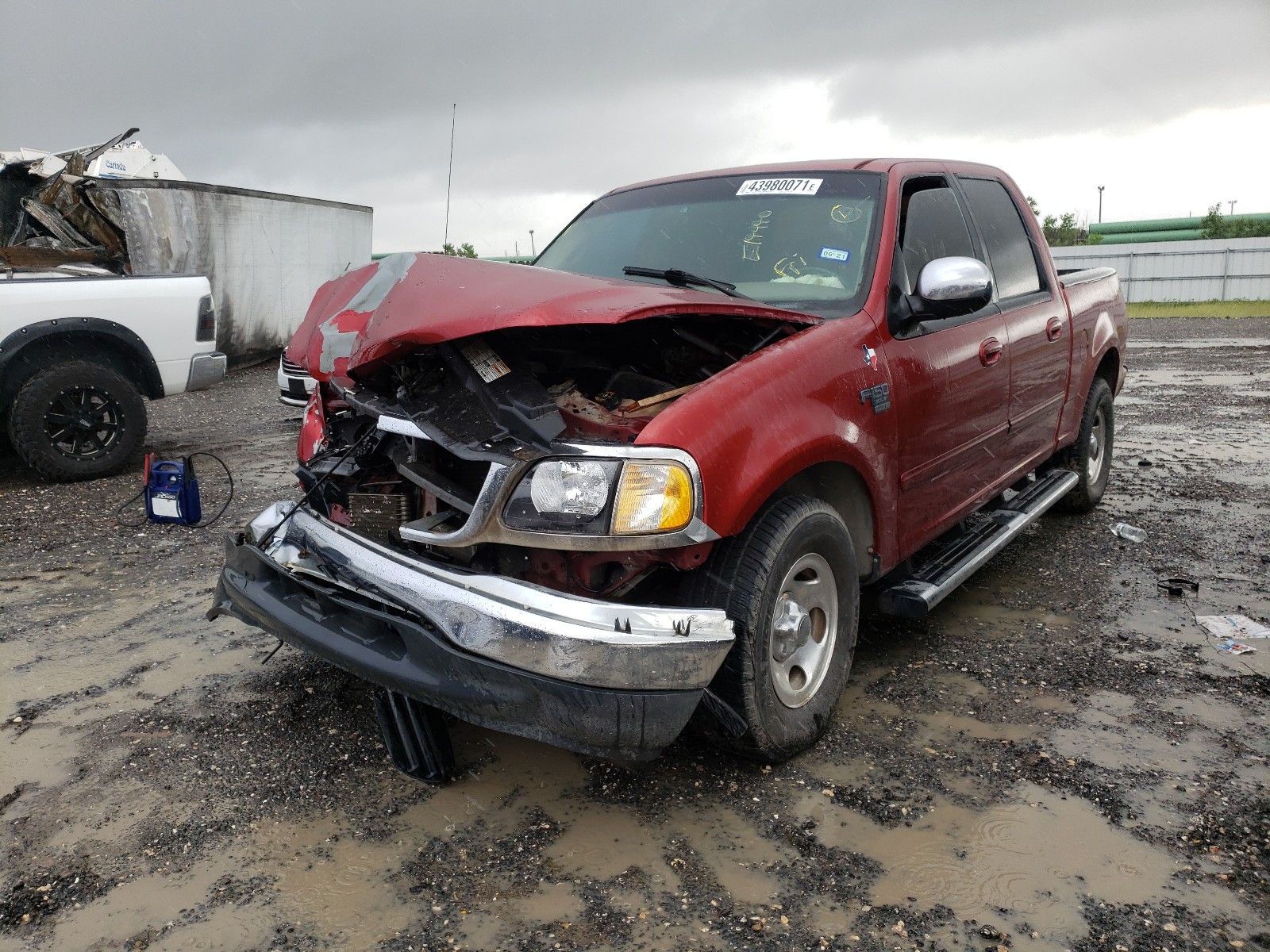 Photo 2 from auction – 2001 FORD F150 SUPER with VIN 1FTRW07L51KE19490