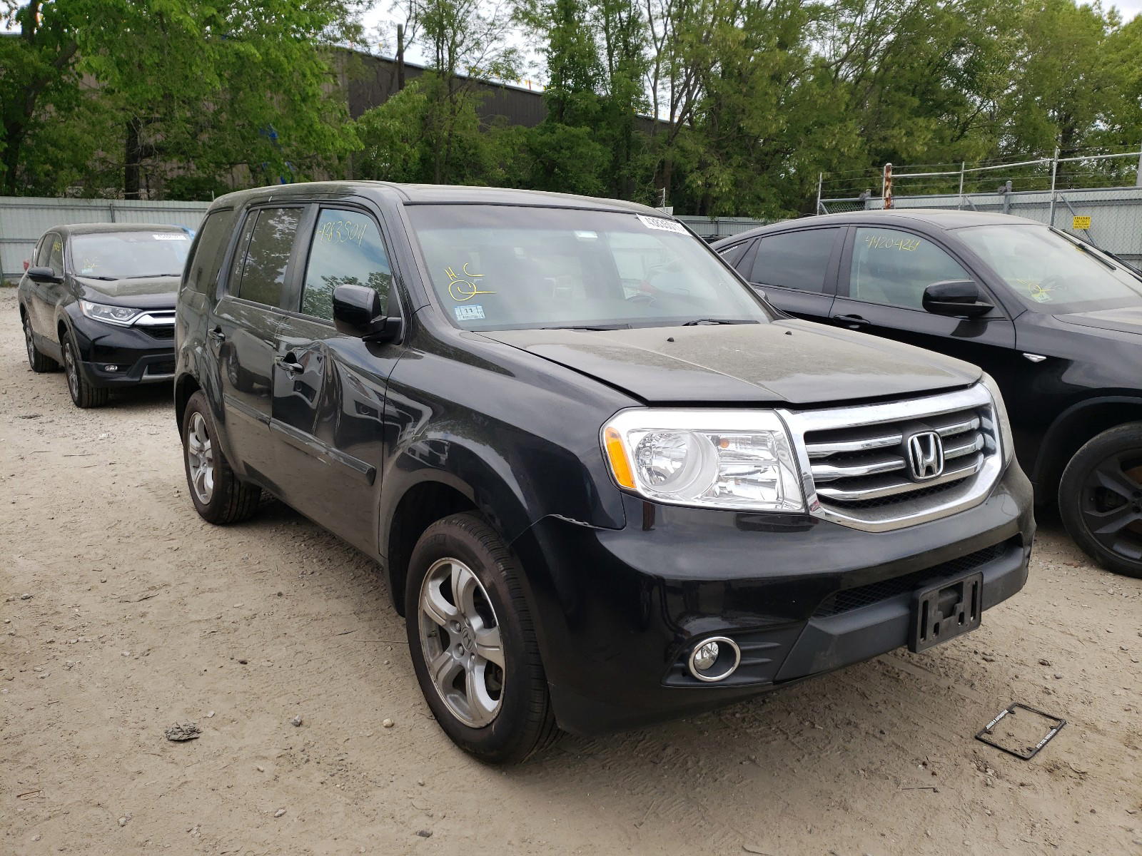 HONDA PILOT EXL 2014 with VIN 5FNYF4H56EB053321 - Photo from auction