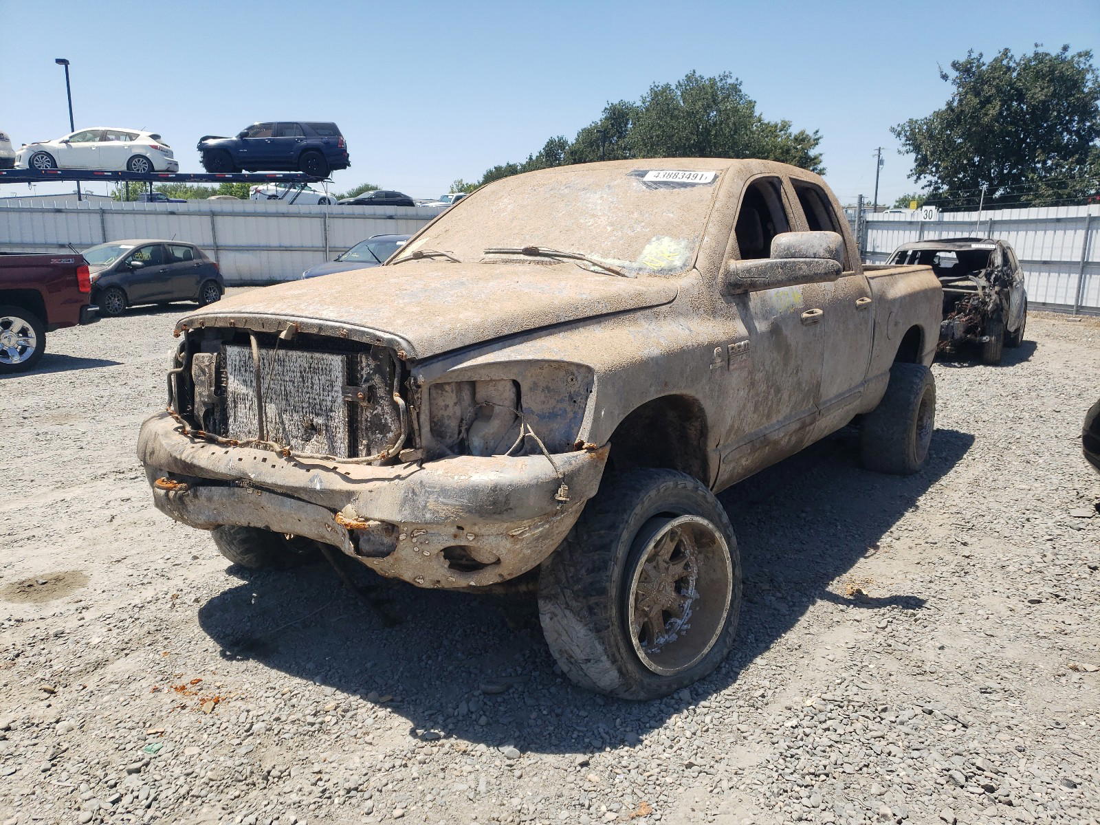 Photo 2 from auction – 2007 DODGE RAM 2500 S with VIN 1D7KS28A77J582541