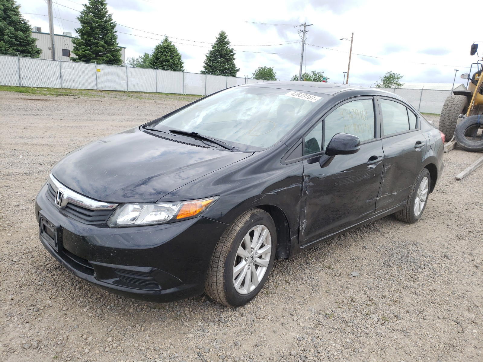 Photo 2 from auction – 2012 HONDA CIVIC EX with VIN 19XFB2F86CE019287