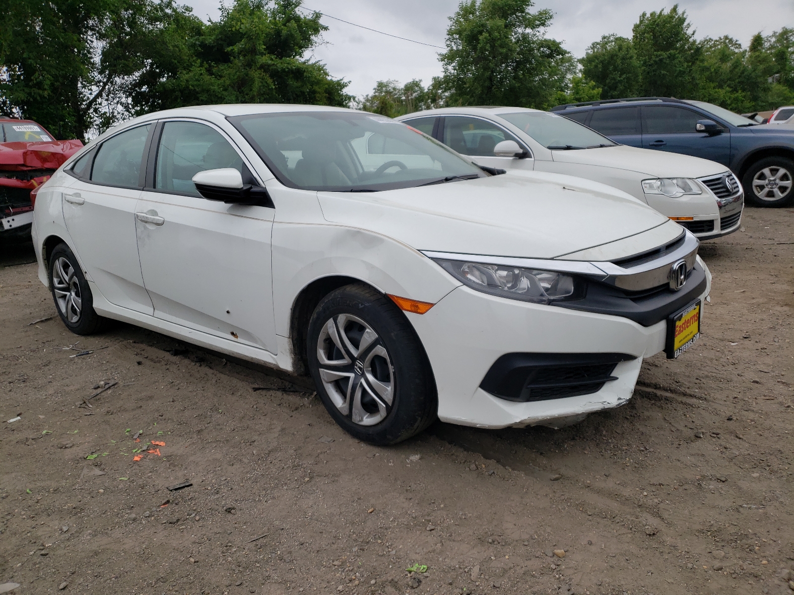 HONDA CIVIC LX 2017 with VIN 19XFC2F51HE205863 - Photo from auction