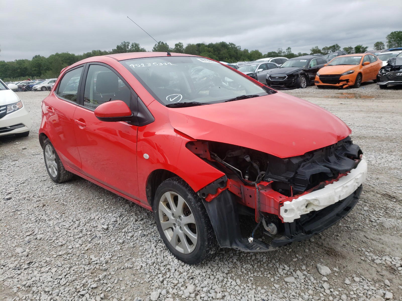 MAZDA MAZDA2 2011 with VIN JM1DE1HY0B0120600 - Photo from auction