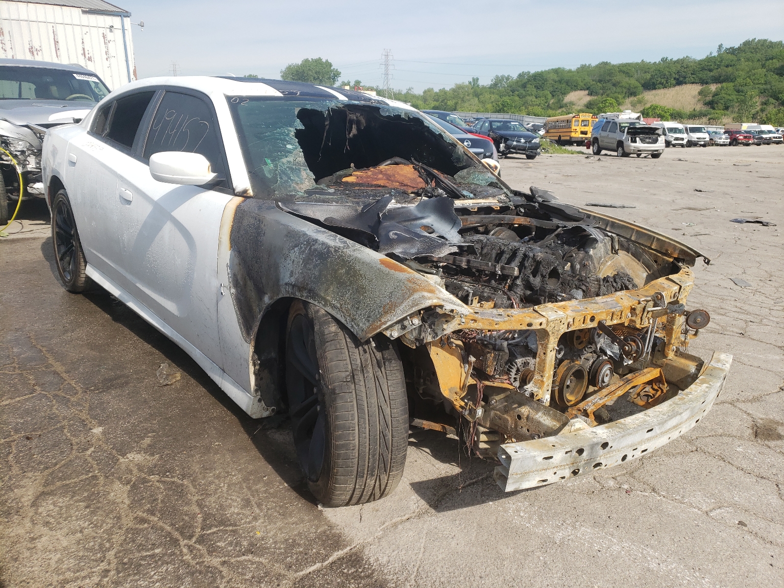 DODGE CHARGER R/ 2020 with VIN 2C3CDXCT8LH158235 - Photo from auction