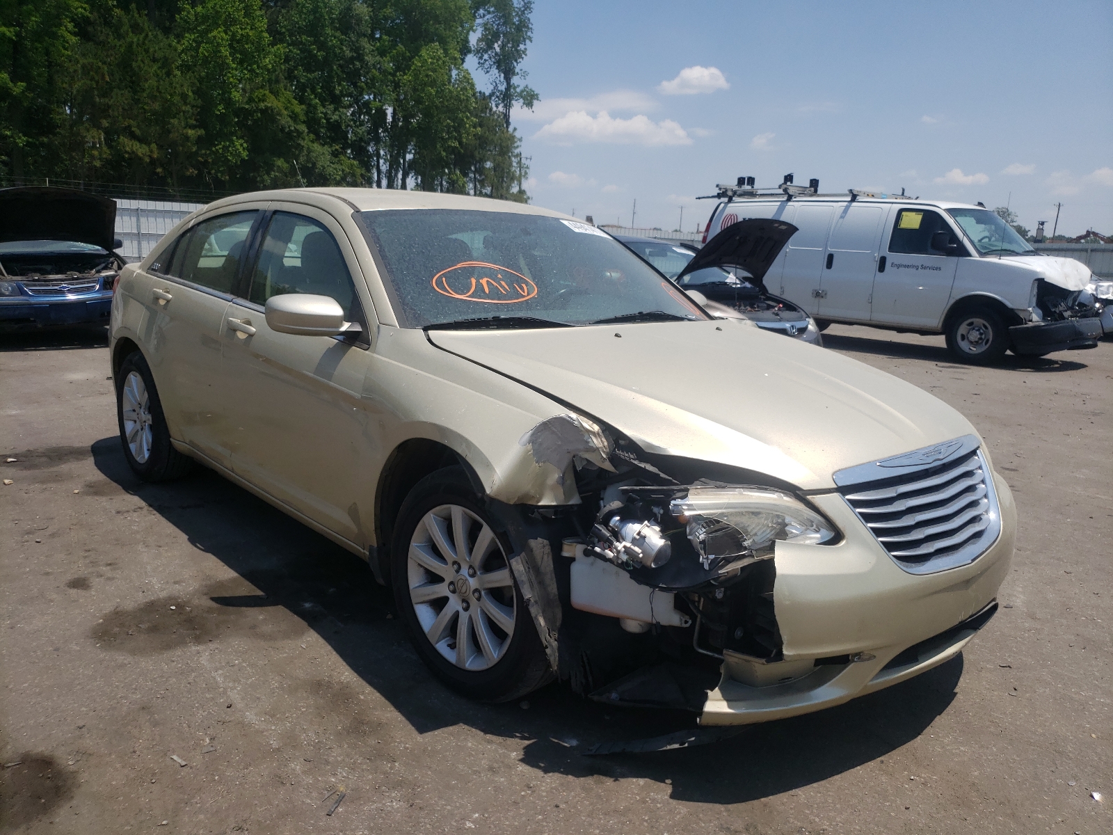 Photo 1 from auction – 2011 CHRYSLER 200 TOURIN with VIN 1C3BC1FB7BN513061