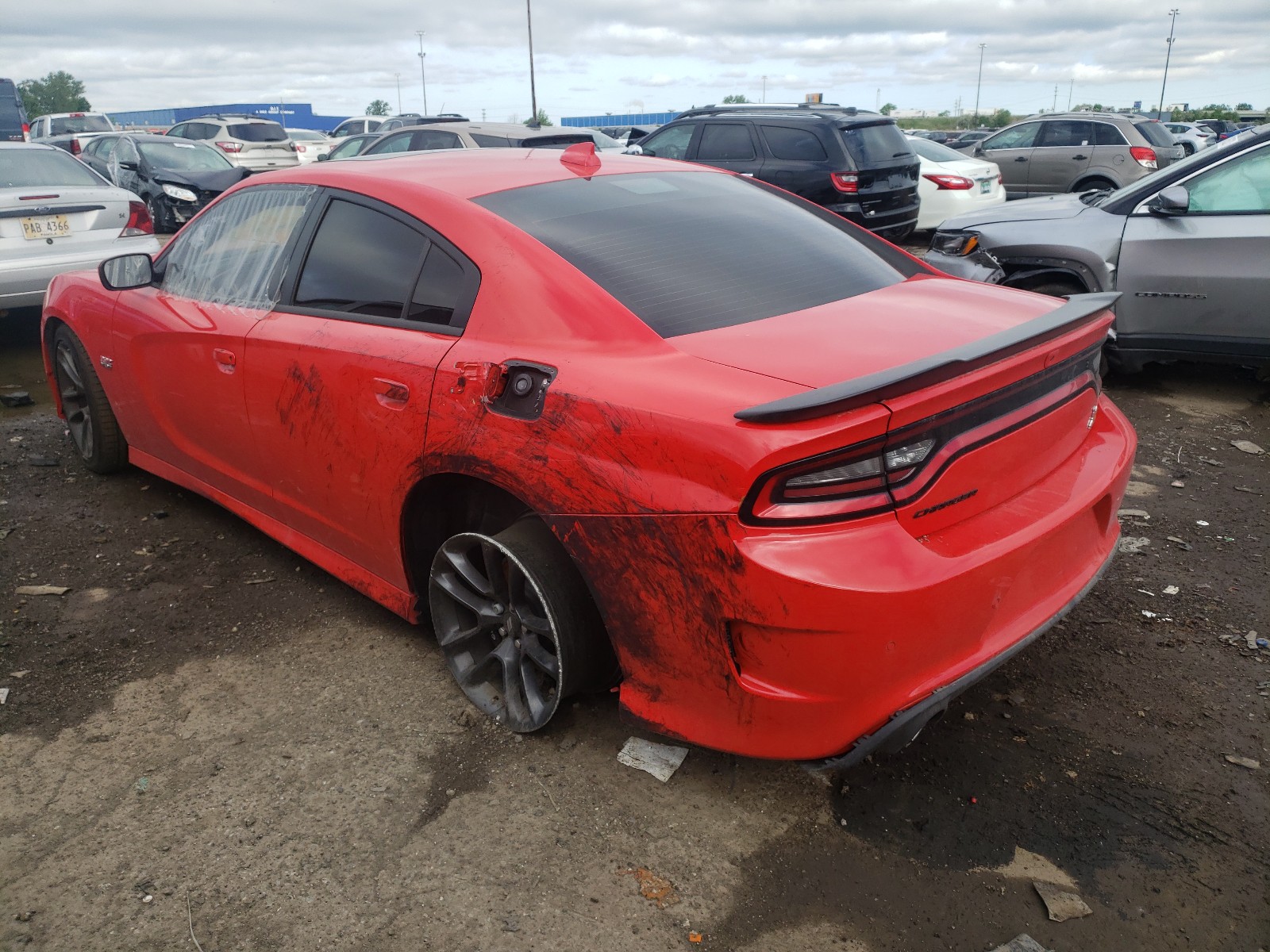Photo 3 from auction – 2020 DODGE CHARGER SC with VIN 2C3CDXGJ1LH254684