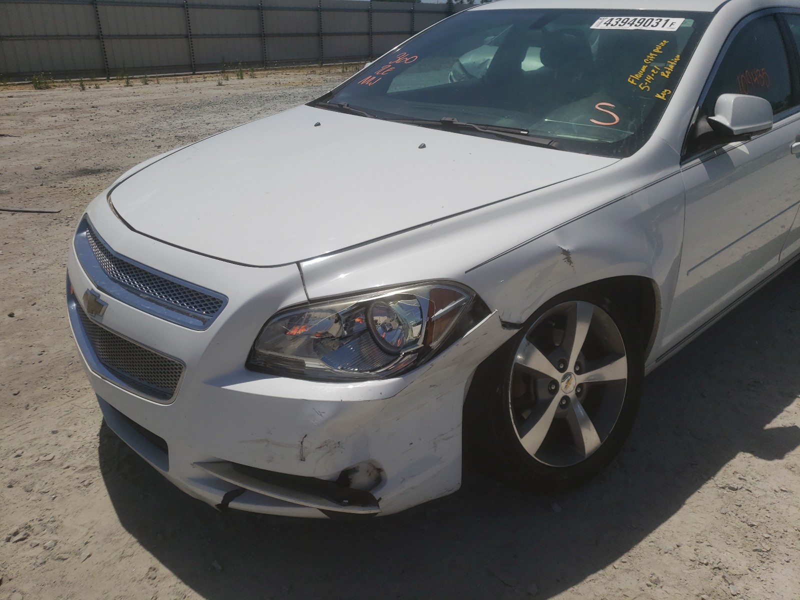 Photo 9 from auction – 2011 CHEVROLET MALIBU 1LT with VIN 1G1ZC5EU3BF388227