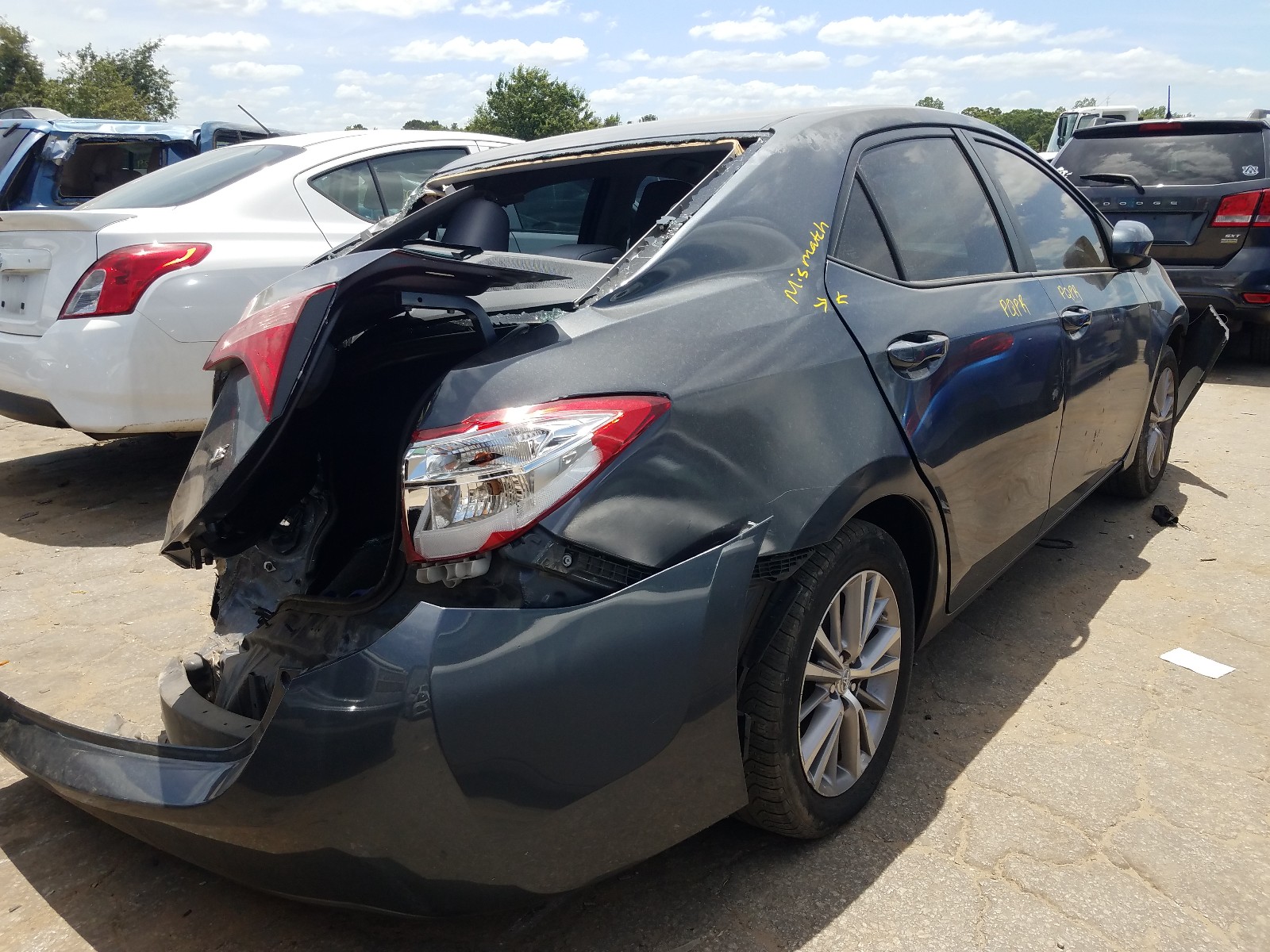 Photo 4 from auction – 2015 TOYOTA COROLLA L with VIN 5YFBURHE4FP357648