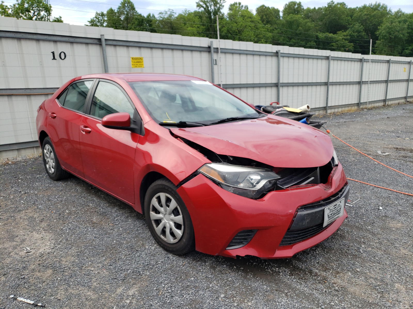 TOYOTA COROLLA L 2015 with VIN 2T1BURHE0FC230718 - Photo from auction