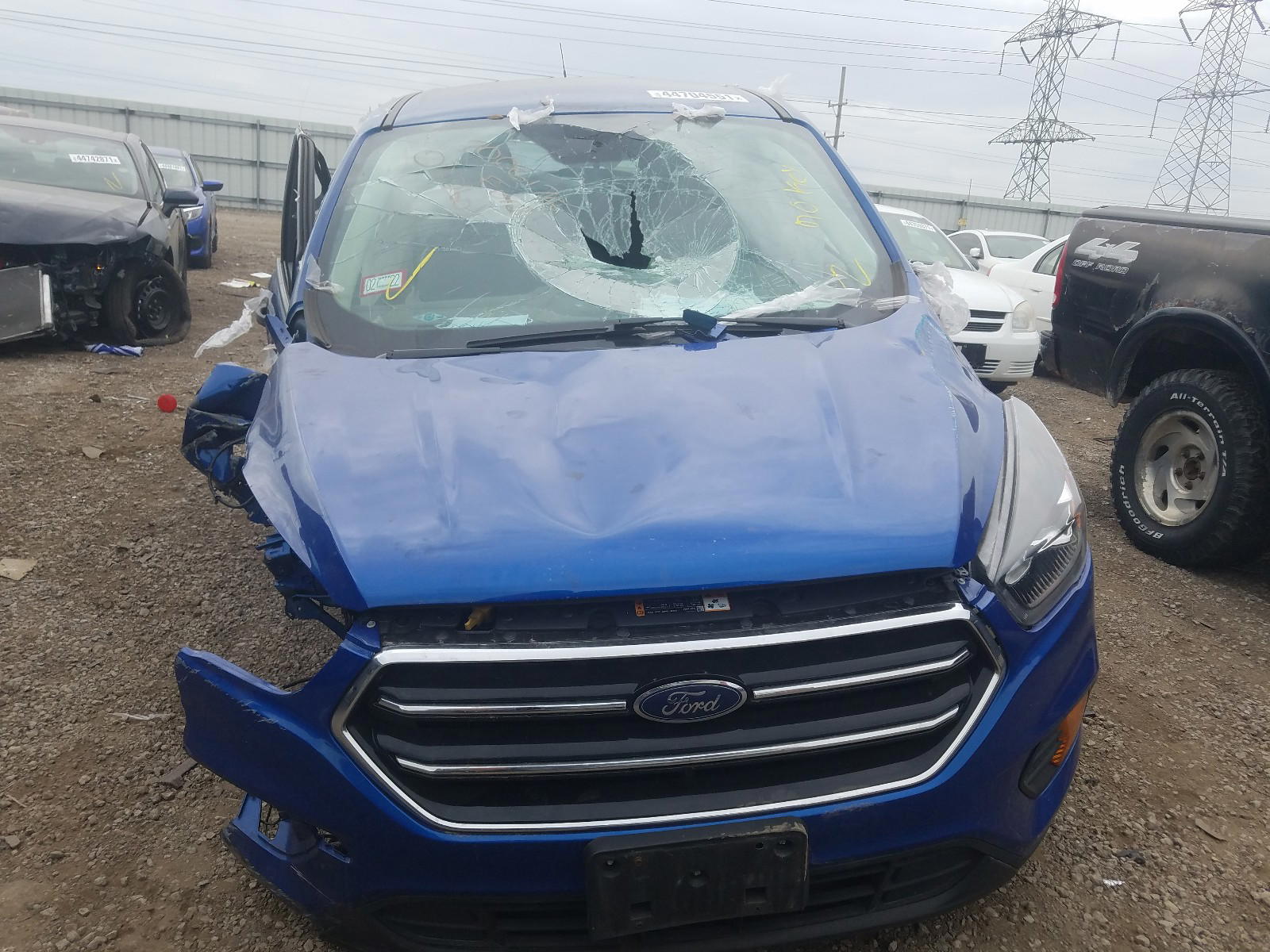 Photo 9 from auction – 2018 FORD ESCAPE S with VIN 1FMCU0F72JUC85120