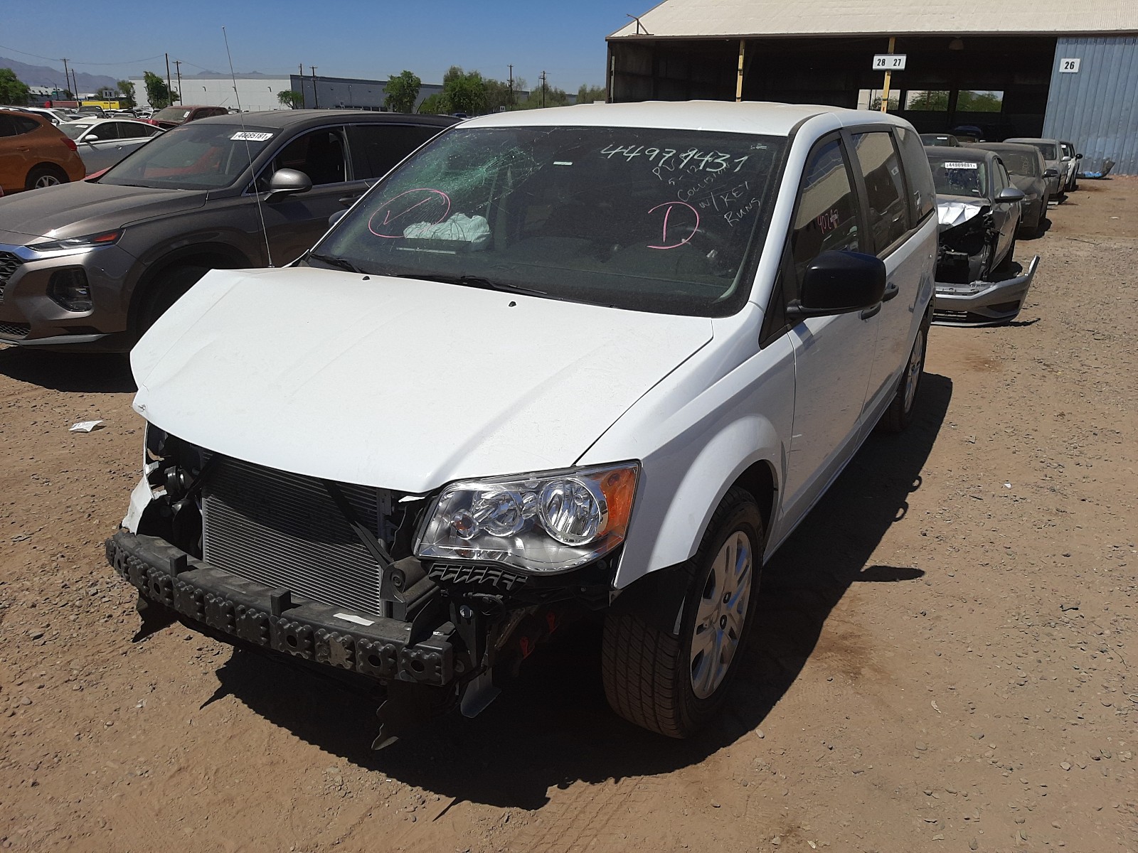 Photo 2 from auction – 2019 DODGE GRAND CARA with VIN 2C4RDGBG4KR727729