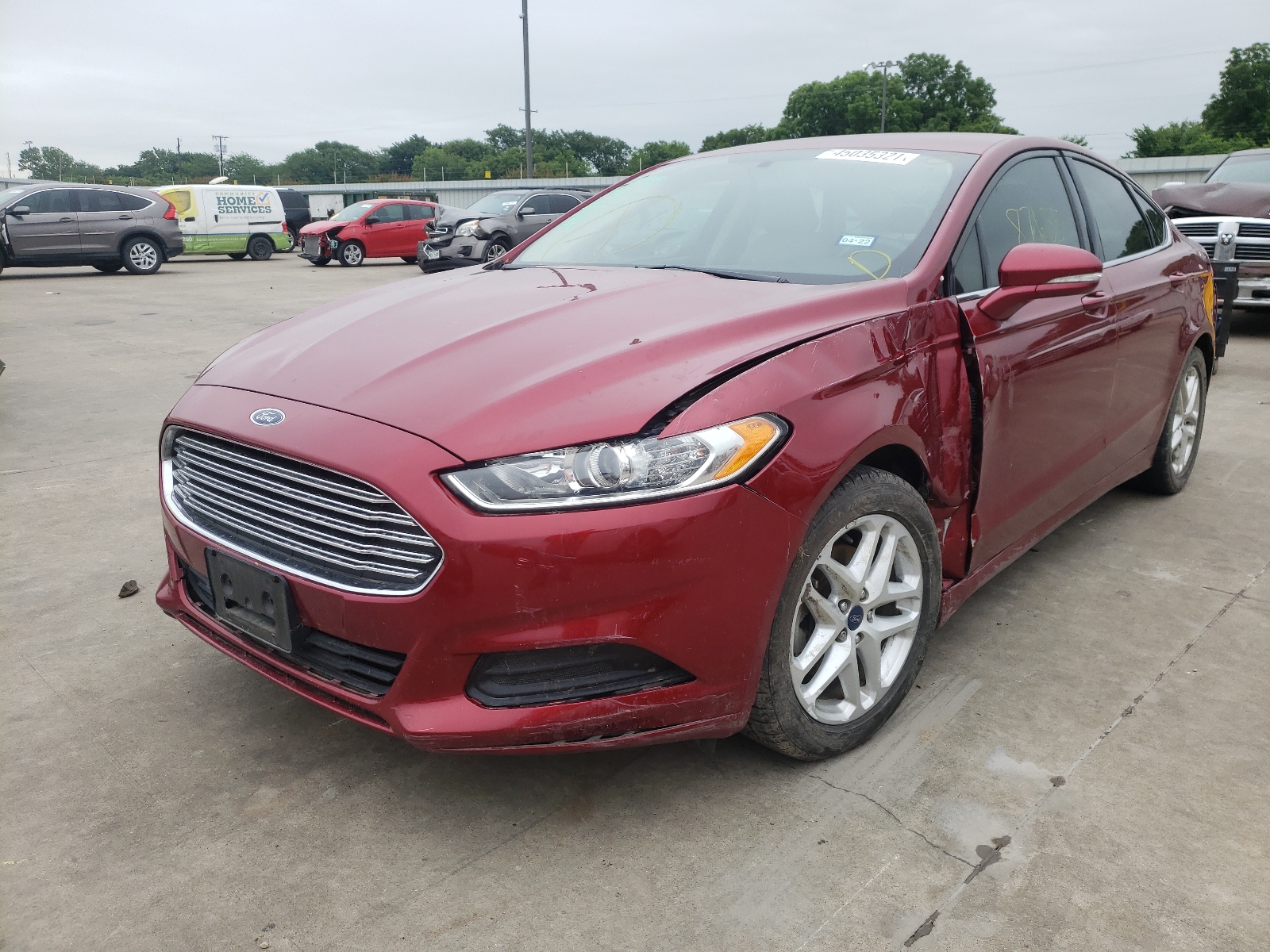 Photo 2 from auction – 2016 FORD FUSION SE with VIN 3FA6P0H71GR395894