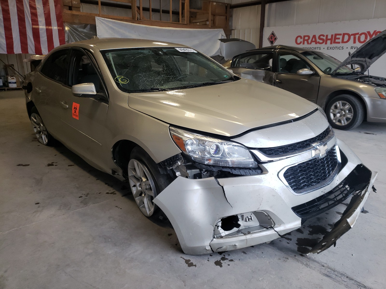 CHEVROLET MALIBU 1LT 2015 with VIN 1G11C5SL0FF273938 - Photo from auction