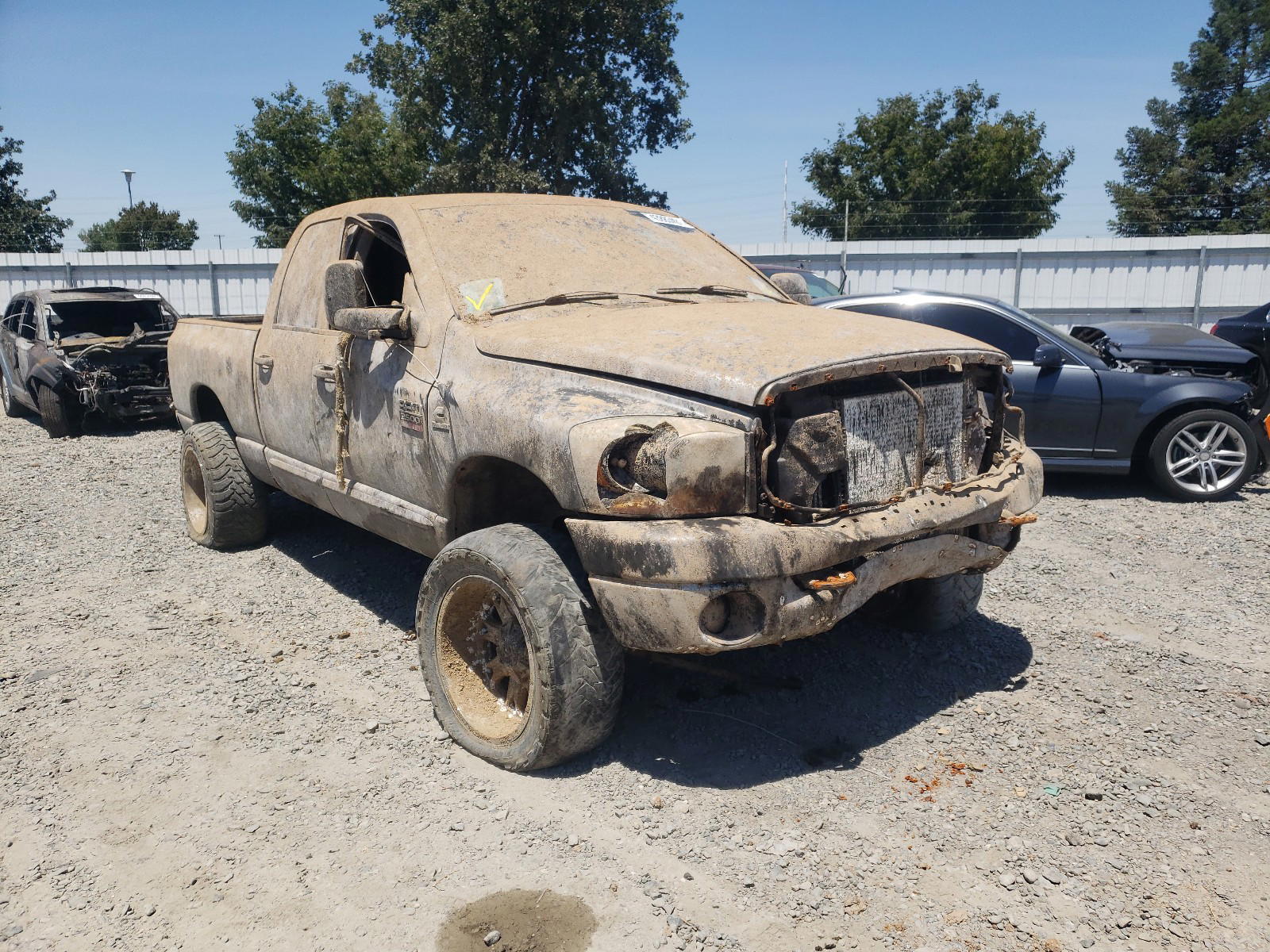 DODGE RAM 2500 S 2007 with VIN 1D7KS28A77J582541 - Photo from auction