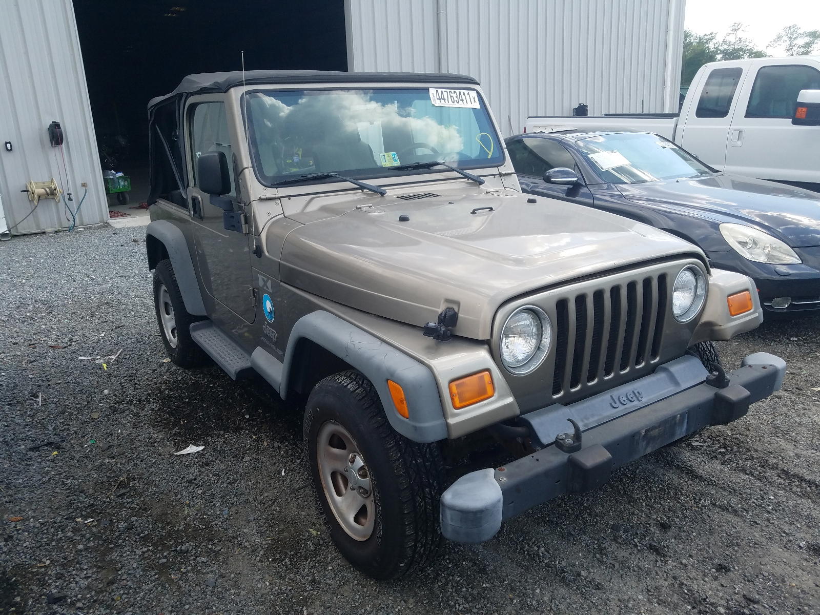 JEEP WRANGLER 2004 with VIN 1J4FA39S74P782611 - Photo from auction