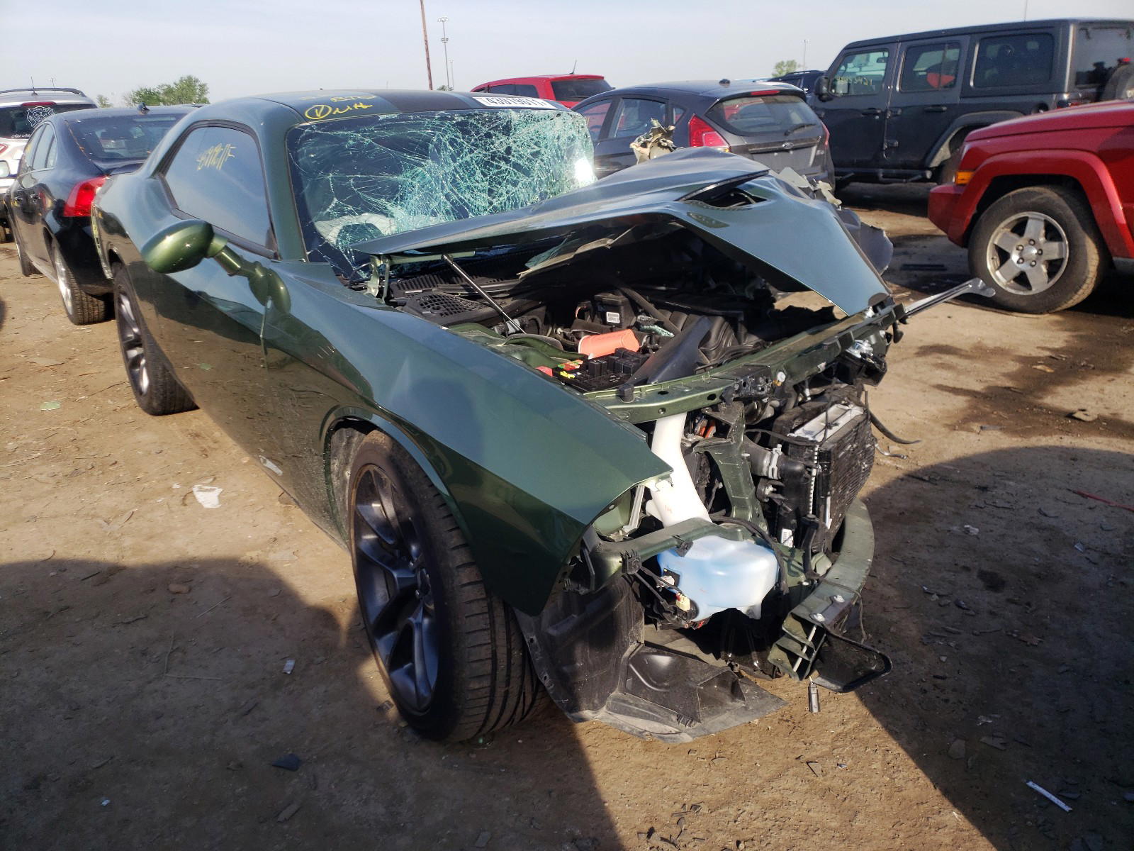 DODGE CHALLENGER 2021 with VIN 2C3CDZFJ0MH508013 - Photo from auction