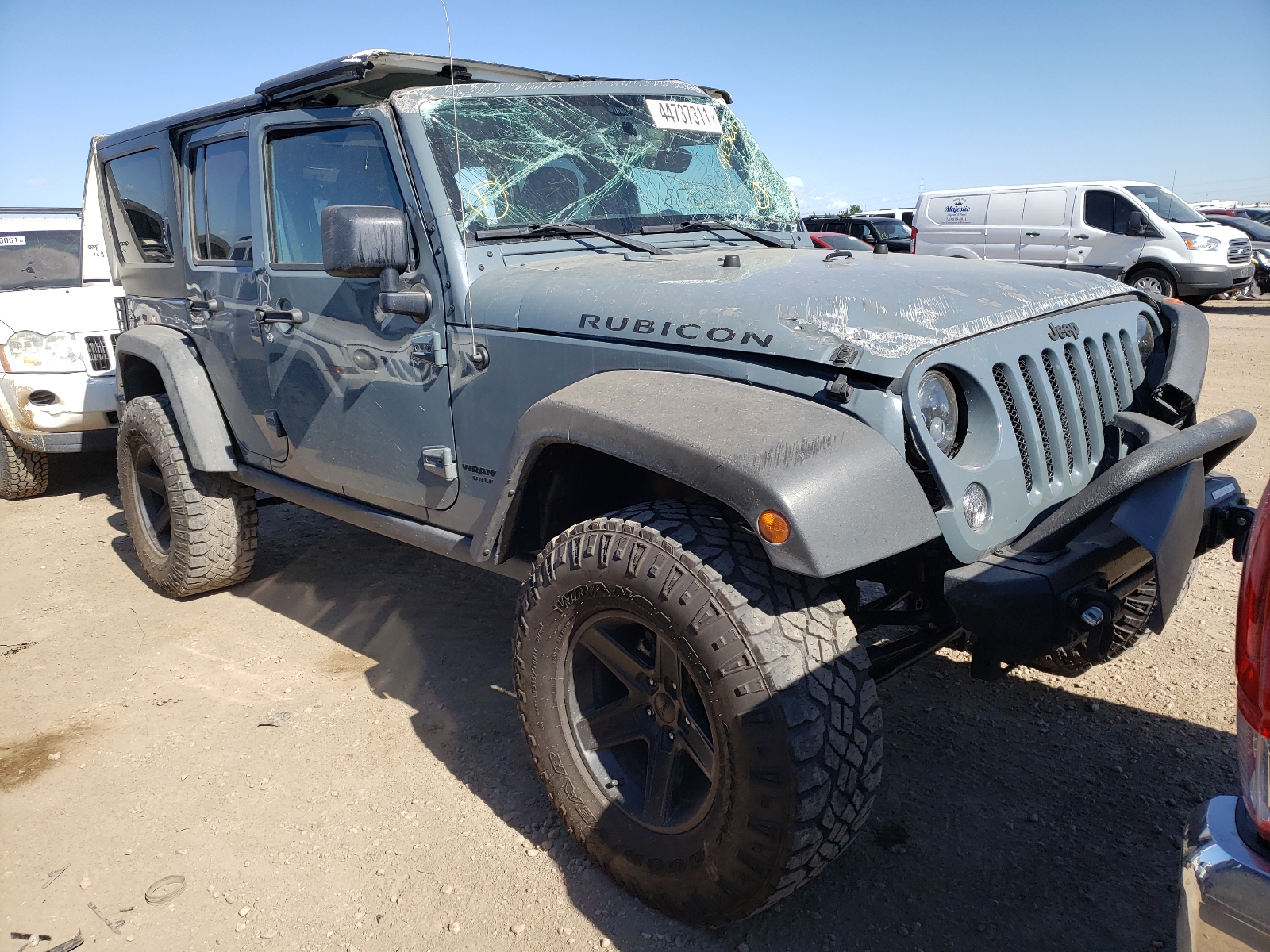 Photo 1 from auction – 2014 JEEP WRANGLER U with VIN 1C4HJWFG1EL108429