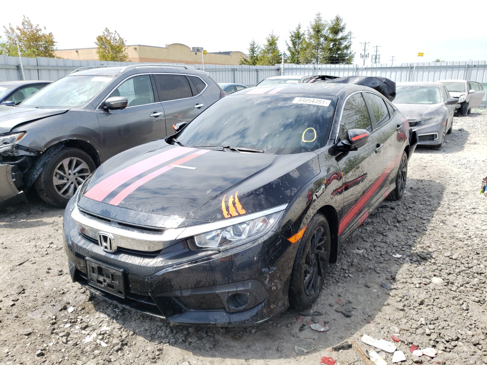 Photo 2 from auction – 2018 HONDA CIVIC EX with VIN 2HGFC2F88JH021218