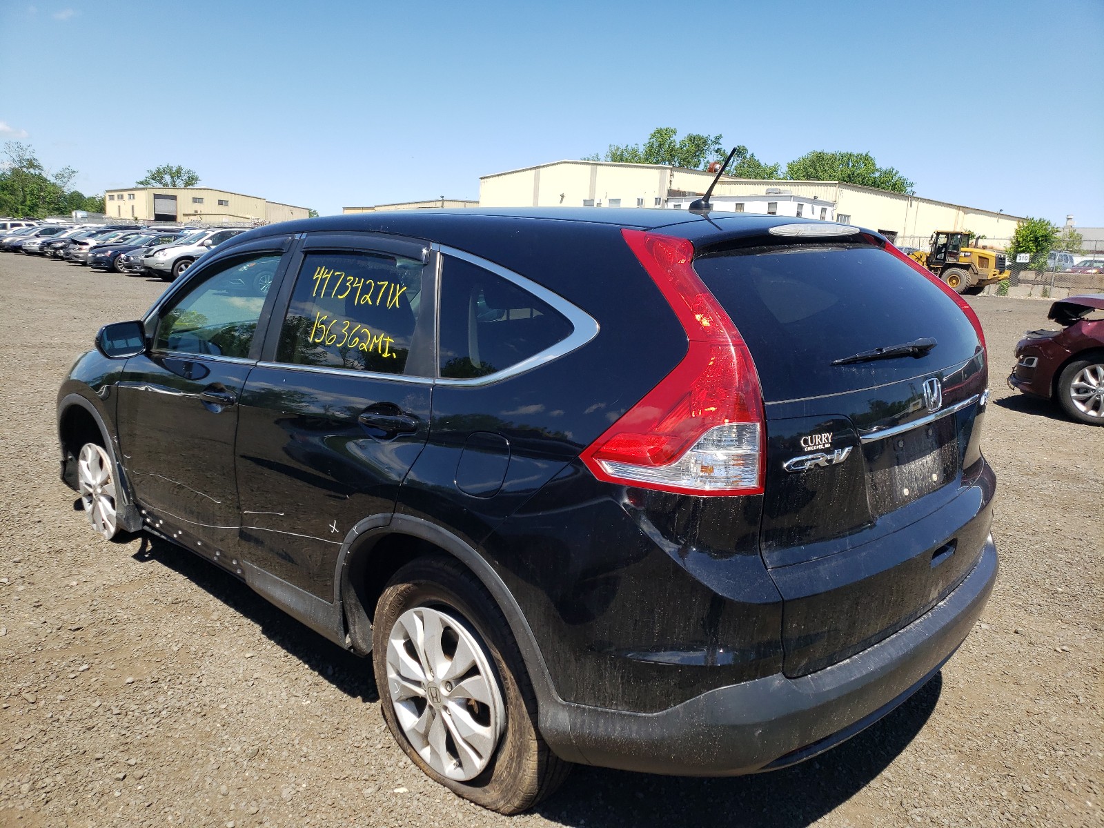 Photo 3 from auction – 2013 HONDA CR-V EX with VIN 2HKRM4H55DH630981