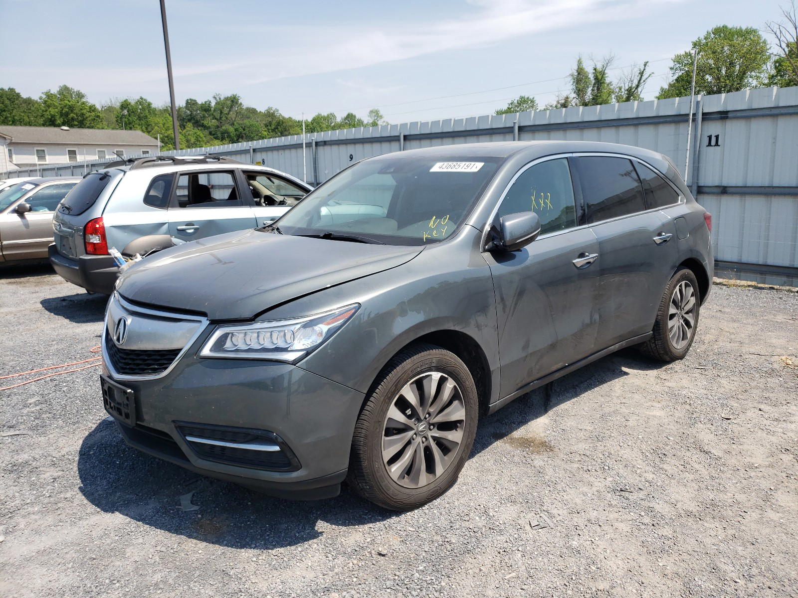 Photo 2 from auction – 2016 ACURA MDX TECHNO with VIN 5FRYD4H40GB025139