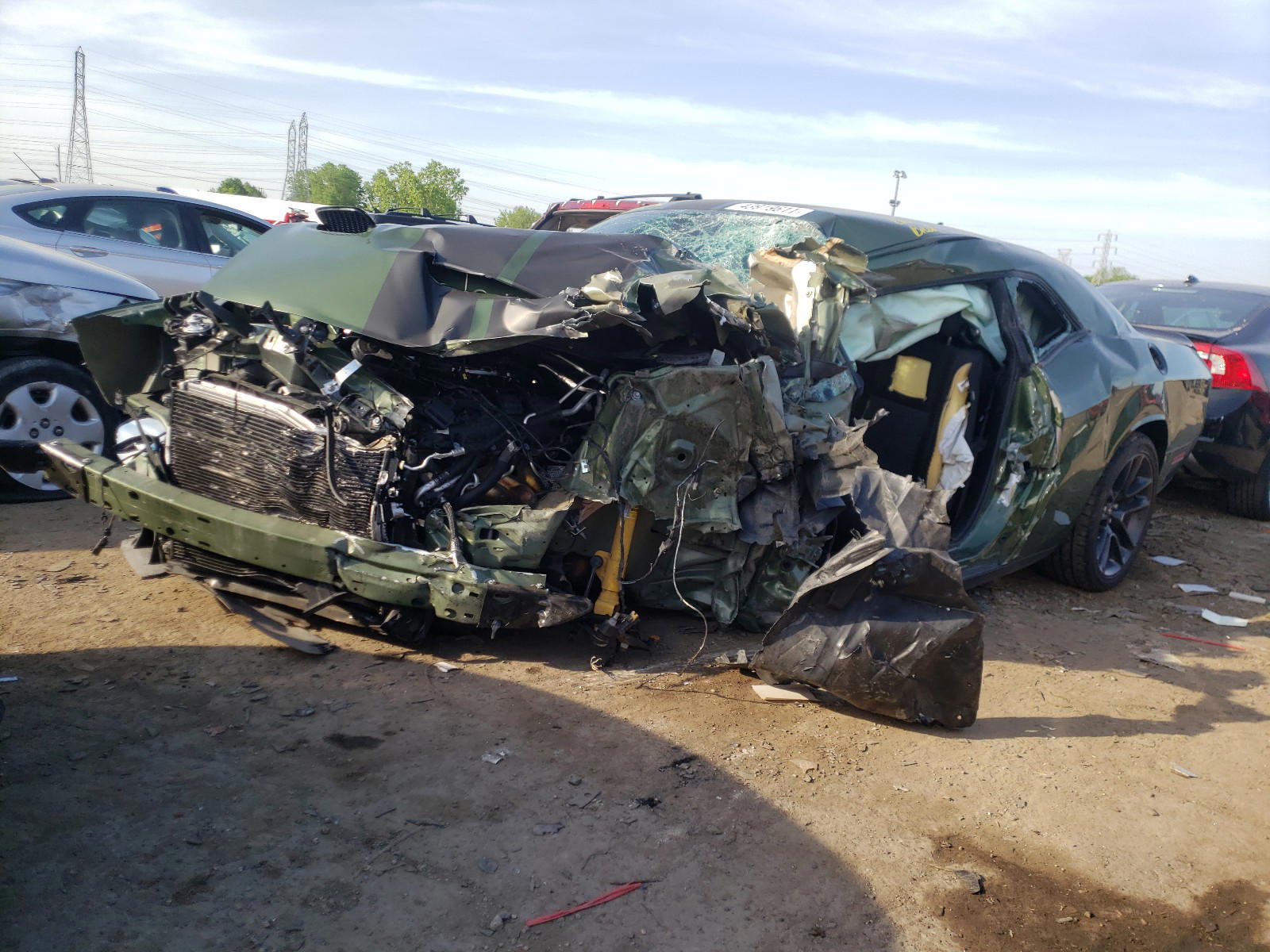 Photo 2 from auction – 2021 DODGE CHALLENGER with VIN 2C3CDZFJ0MH508013