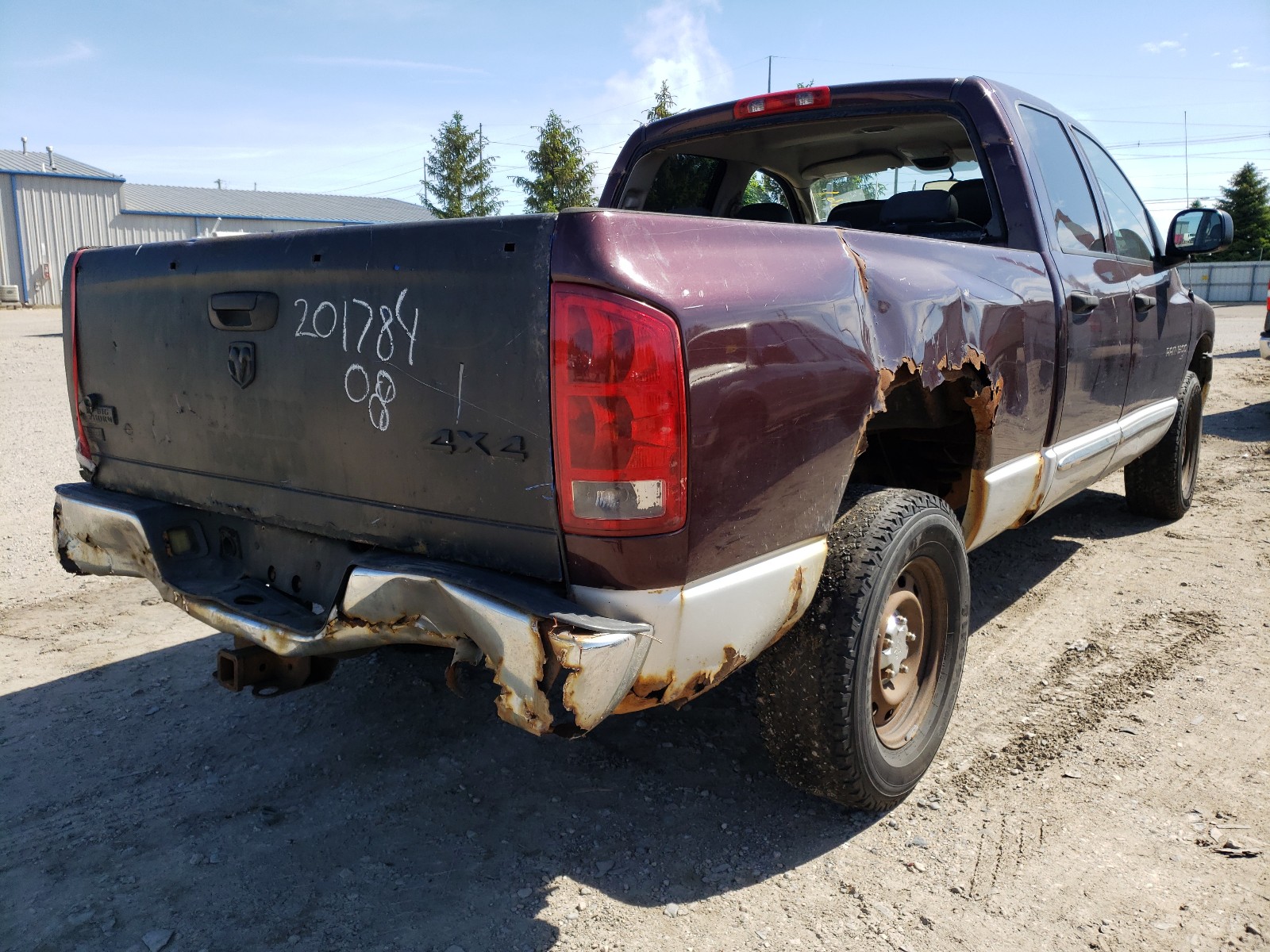 Photo 4 from auction – 2004 DODGE RAM 1500 S with VIN 1D7HU18D04S716935